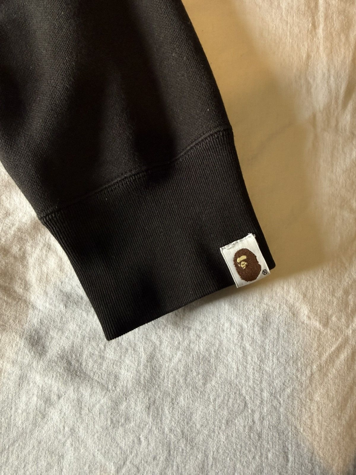 Bape A Bathing Ape BAPE Black Pullover Hoodie Ape Head Logo Size US L / EU 52-54 / 3 - 4 Thumbnail