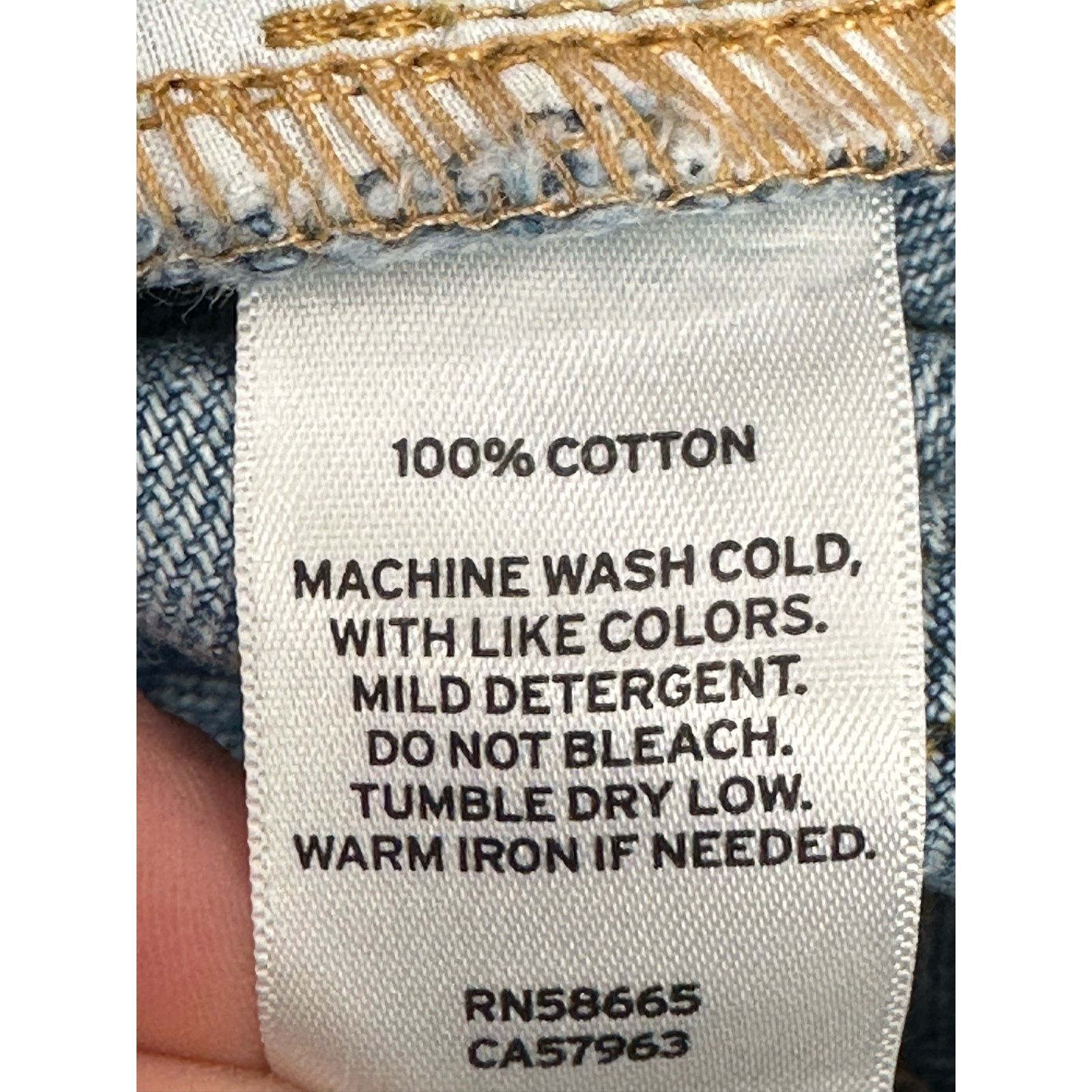 BP. BP blue 100% cotton wide leg jeans size 28 Size 29" - 4 Thumbnail