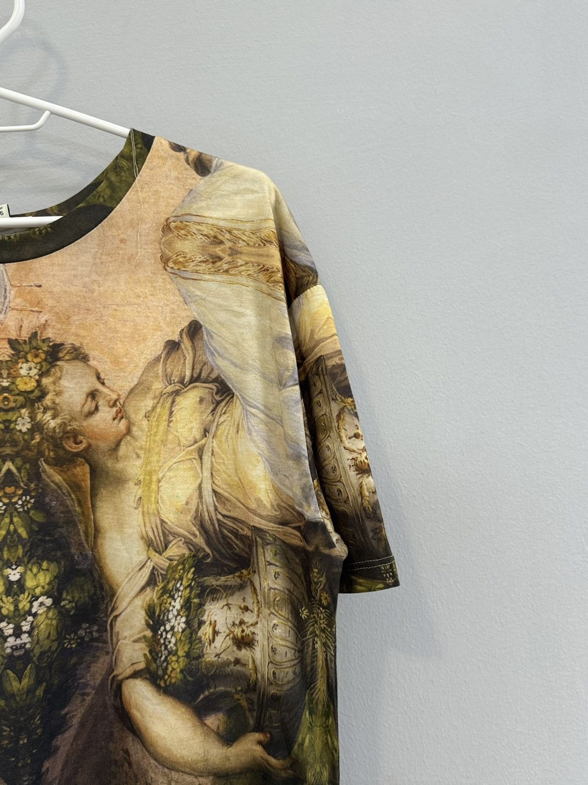 Japanese Brand Very crazy Renaissance painting T-shirt full print HYPE Y2K Size US L / EU 52-54 / 3 - 4 Thumbnail