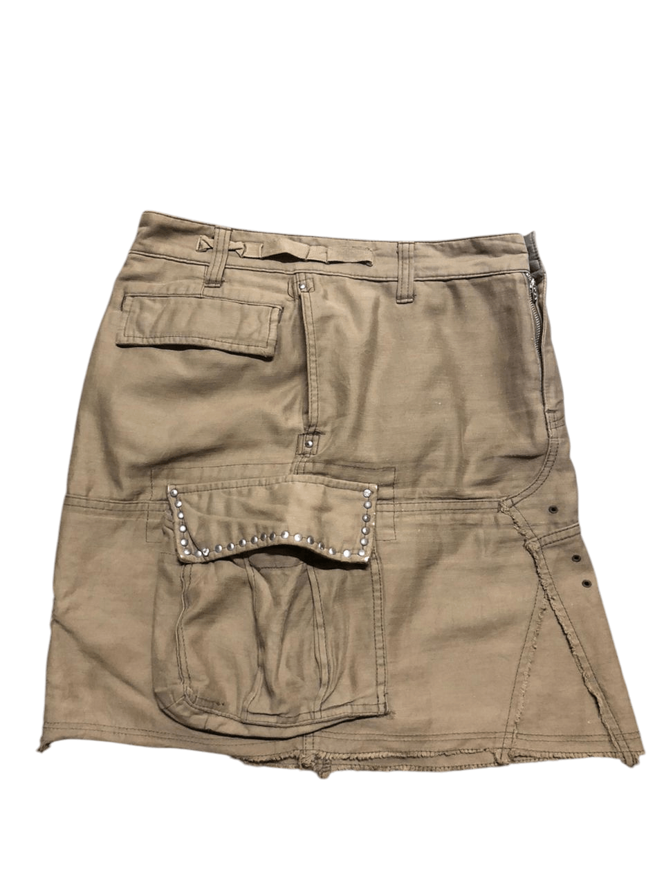 Hysteric Glamour × Japanese Brand Hysteric Glamour Bondages Cargo Mini Skirt Distressed Size 31" - 5 Thumbnail