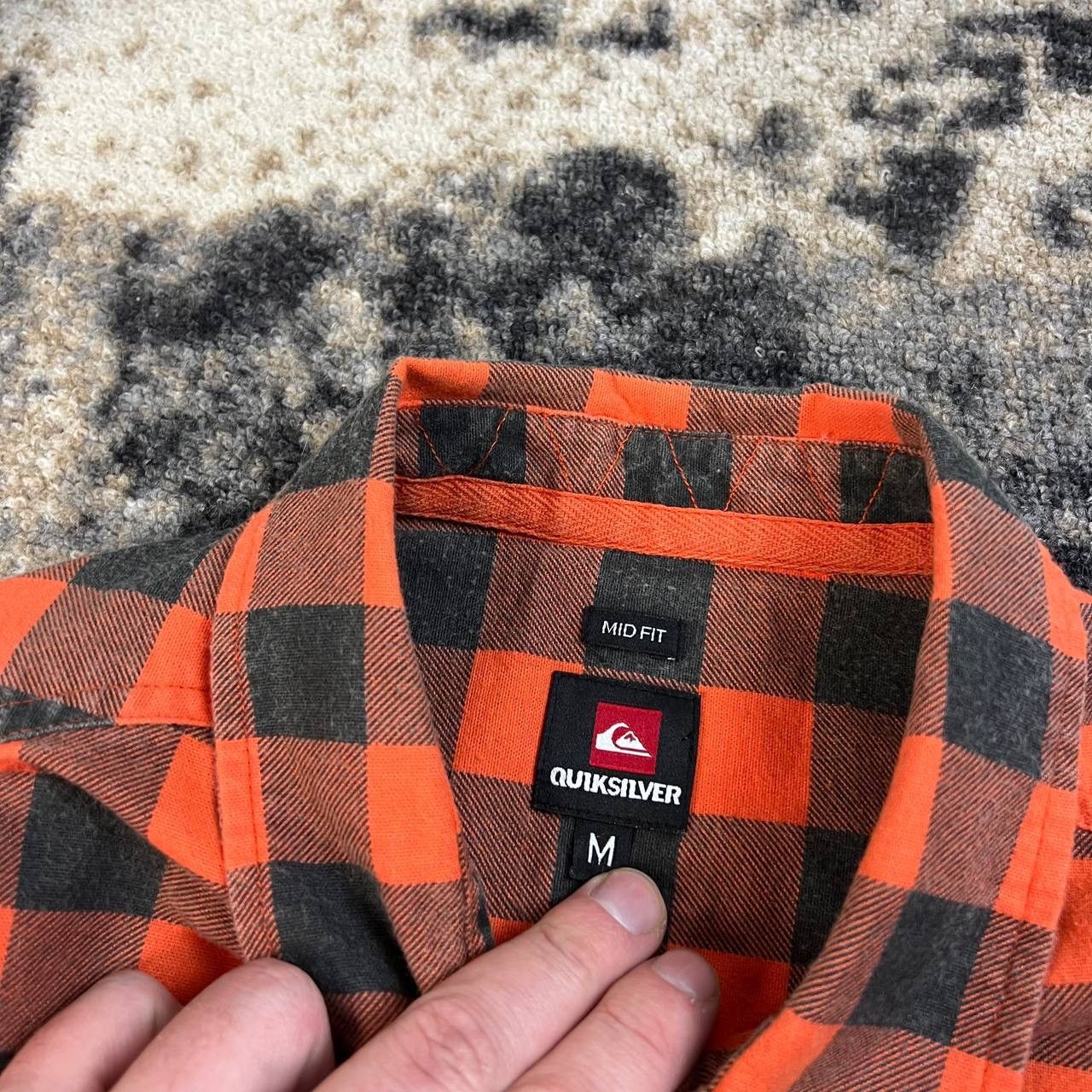Quiksilver Quiksilver Vintage Mini Logo Flannel Plaid Button Up Shirt Size US M / EU 48-50 / 2 - 5 Thumbnail