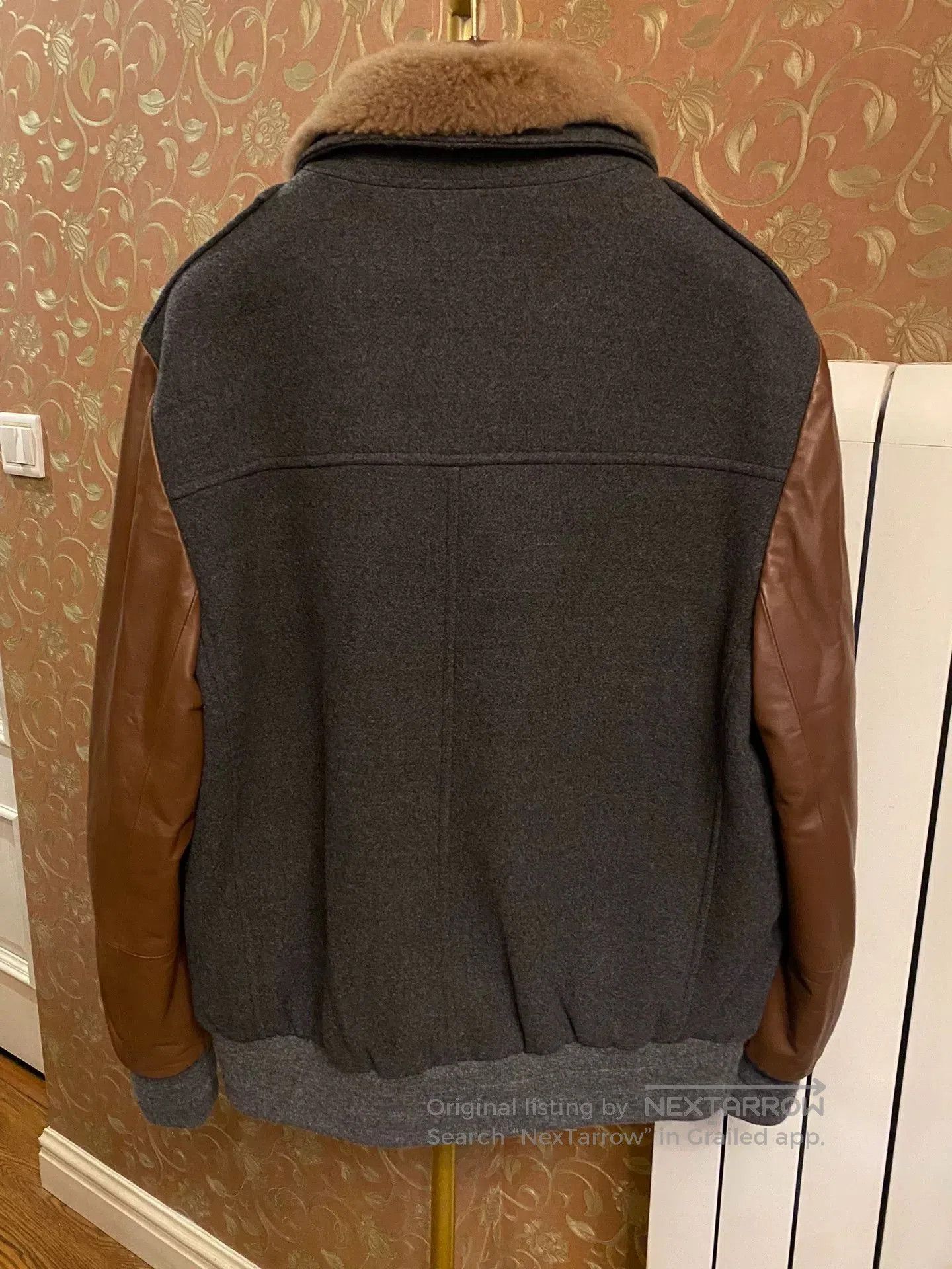 Brunello Cucinelli Brunello Cucinelli Shearling Collar Bomber Jacket. Size US M / EU 48-50 / 2 - 3 Thumbnail