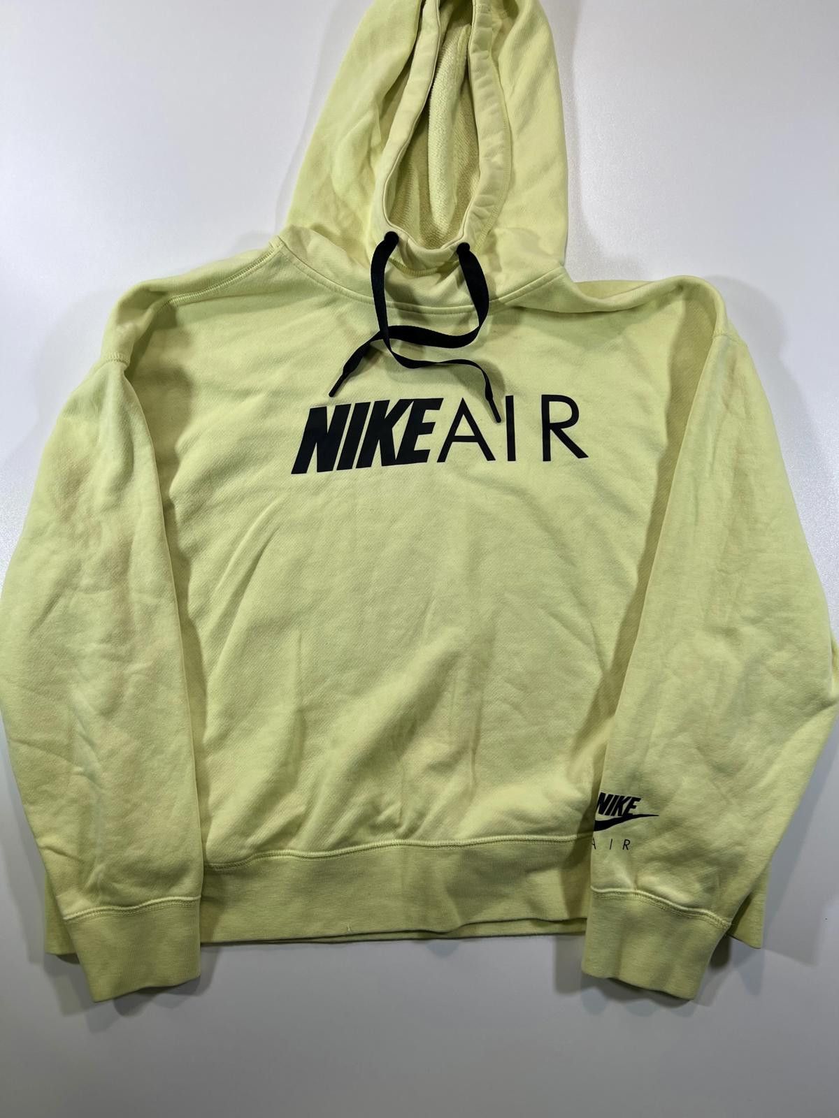 Nike Nike Air Yellow Hoodie Sweatshirt Medium Size US M / EU 48-50 / 2 - 1 Thumbnail