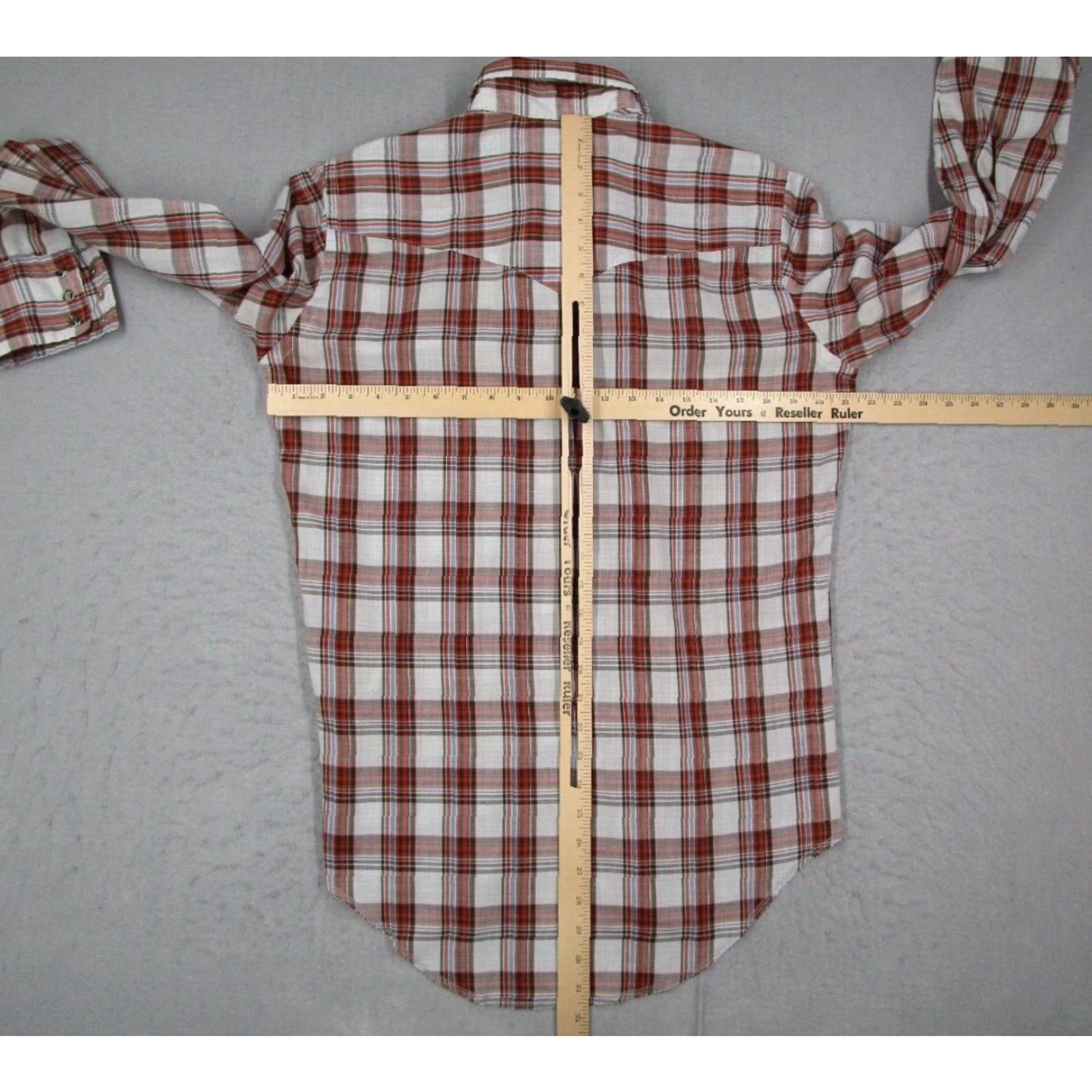 Vintage VINTAGE Maverick Western Shirt Mens Medium Red Check Long Sleeve Button Up Snap Closure Made in USA Size US M / EU 48-50 / 2 - 6 Thumbnail