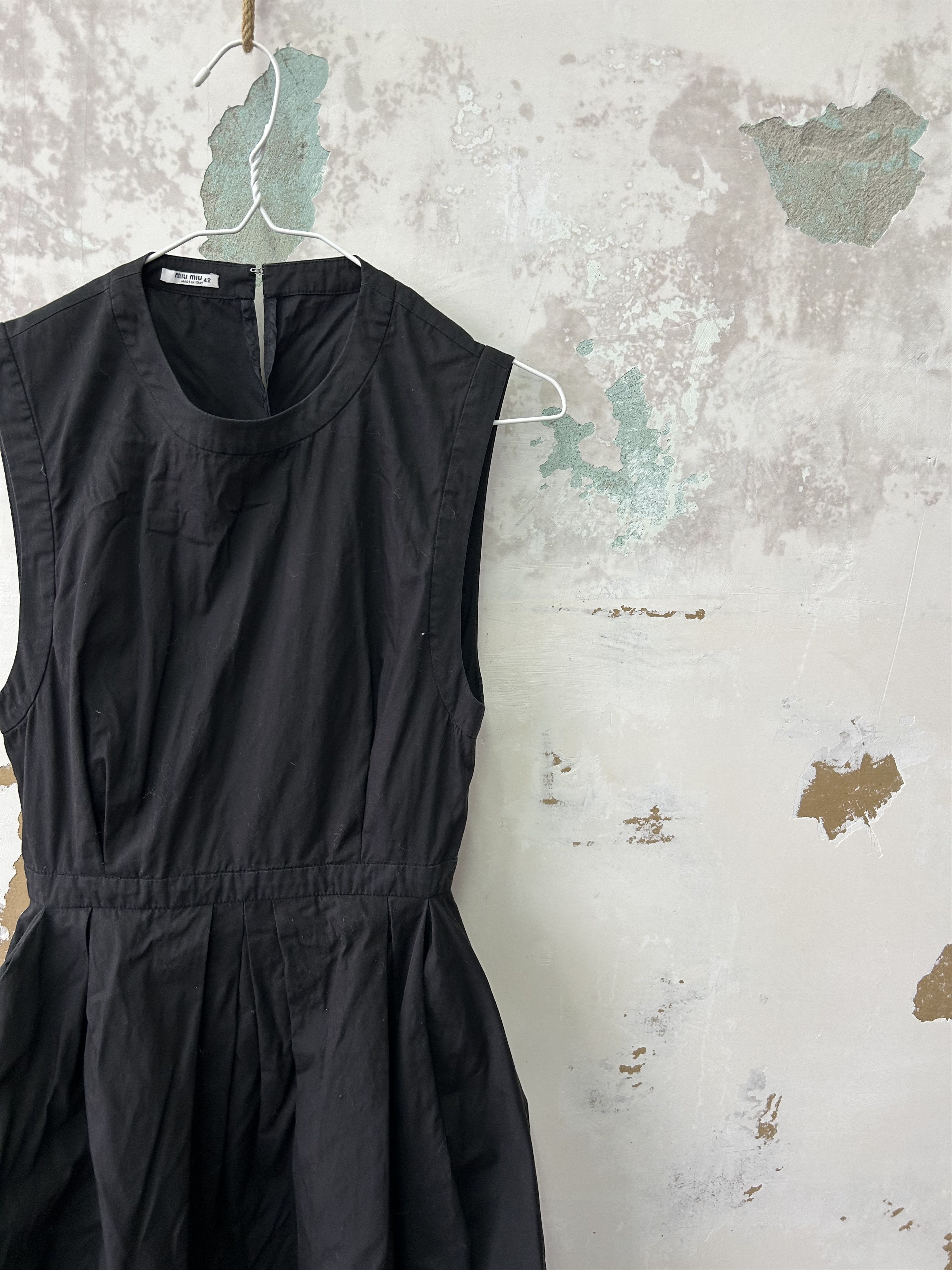 Miu Miu Miu Miu Dress Womens 42 Black Made in Italy Size M / US 6-8 / IT 42-44 - 3 Thumbnail