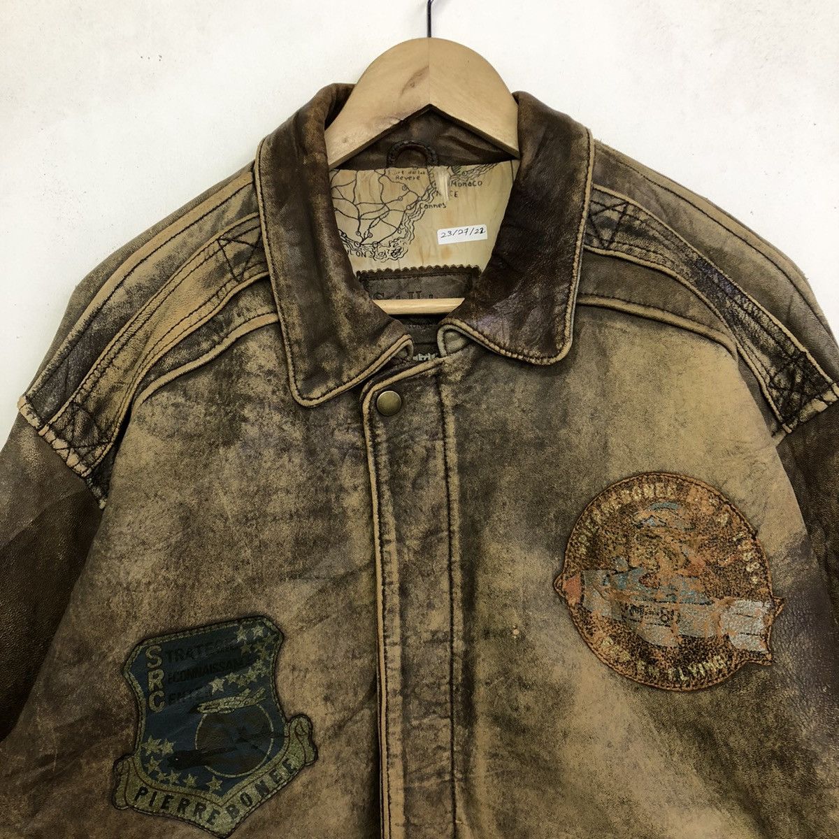 Japanese Brand SUB Urban Tokyo Leather Military Style Patches Jacket Size US L / EU 52-54 / 3 - 5 Thumbnail