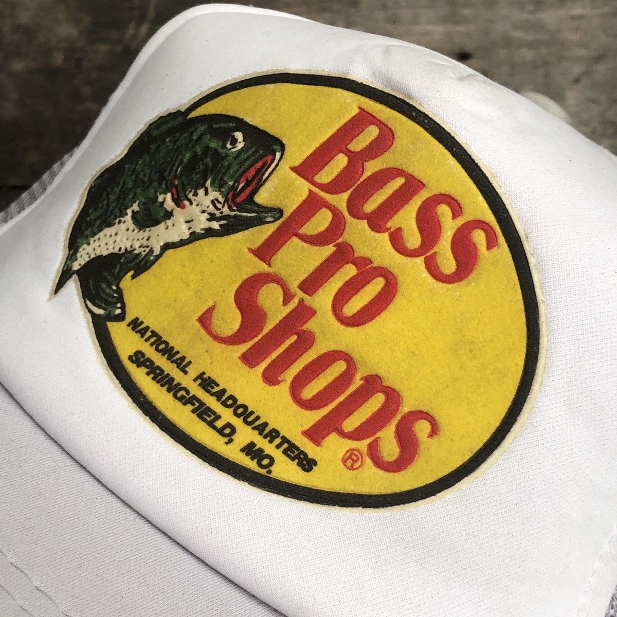 Vintage Vintage 1990’s Bass Pro Shops Foam Puffy Print Trucker Hat Size ONE SIZE - 4 Thumbnail