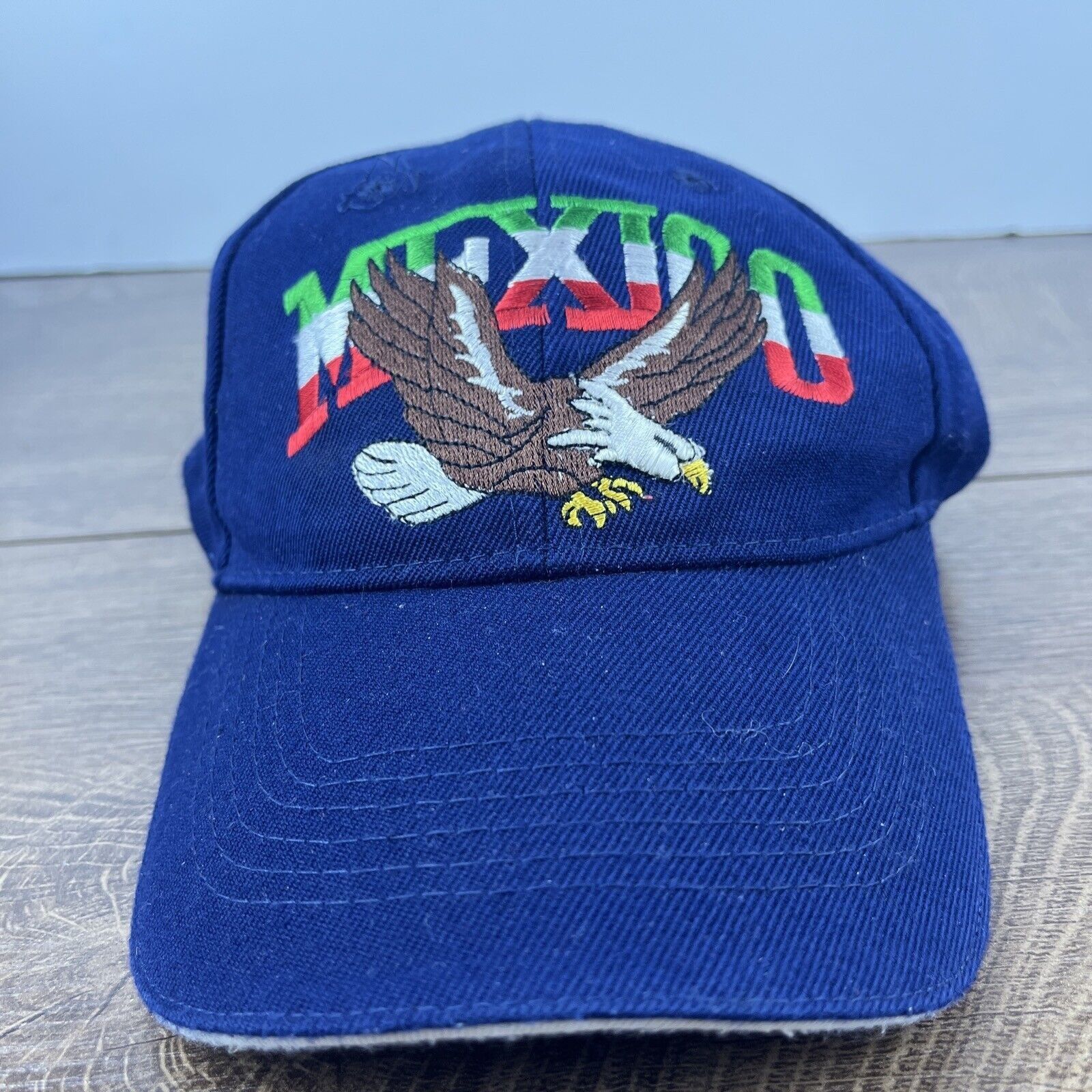 Other Mexico Hat Bald Eagle Mexico Blue Hat Adjustable Adult Size Size ONE SIZE - 1 Thumbnail