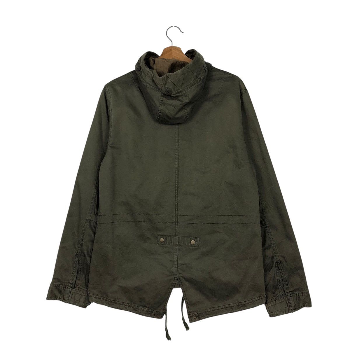 Hysteric Glamour 📌Rich Green Military Biker Jacket Zipper Hoodie Slick Punk Size US M / EU 48-50 / 2 - 9 Thumbnail