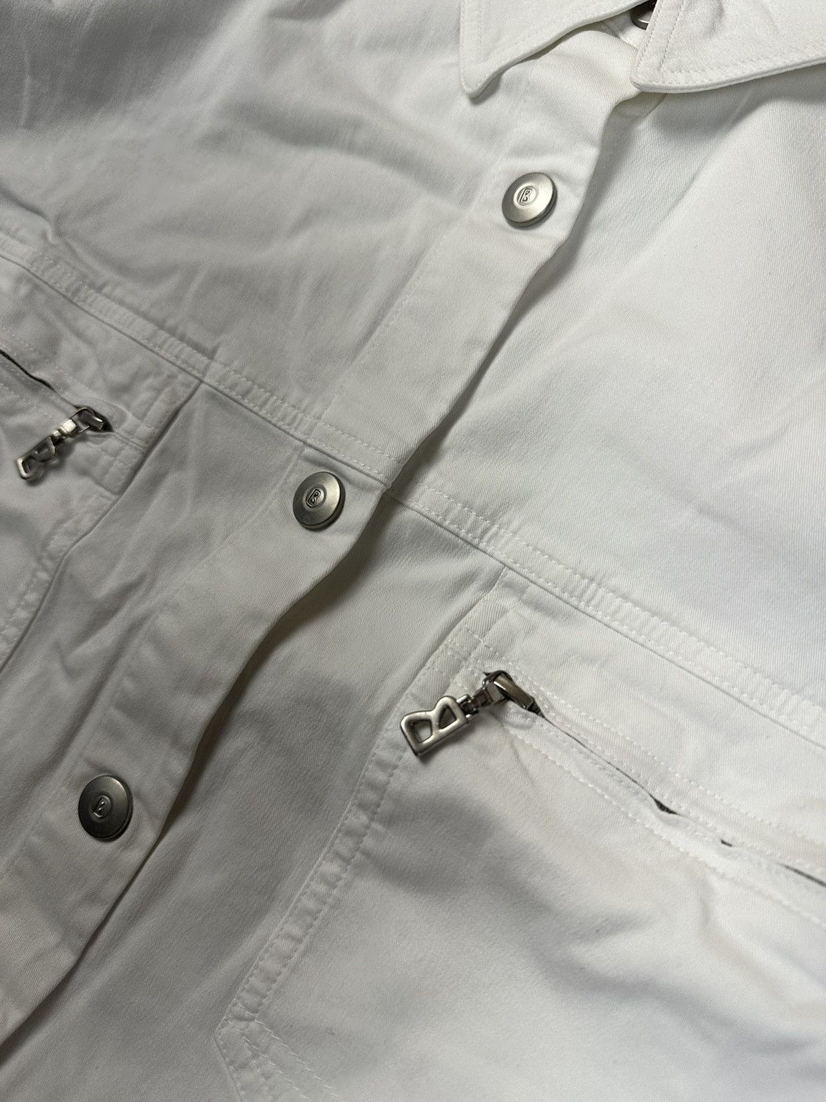 Bogner Oversized white button shirt Bogner sport Size L / US 10 / IT 46 - 3 Thumbnail
