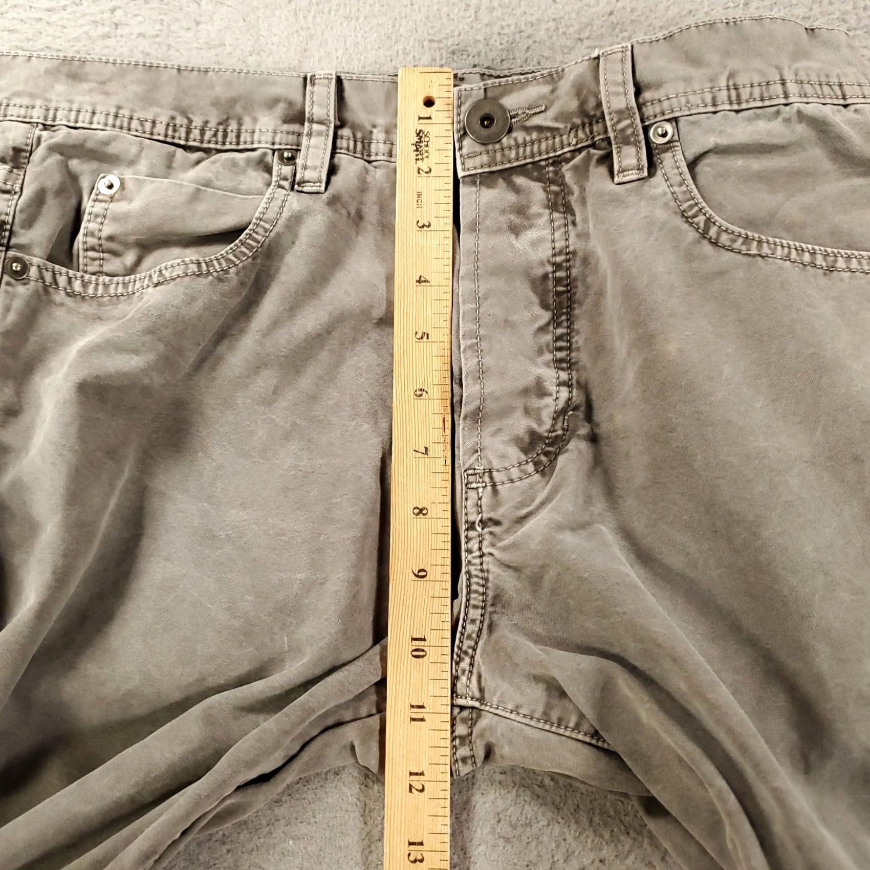 James Perse James Perse Pants Mens 32 Button Fly 5 Pocket Canvas Gray Standard USA Made Pants Size US 32 / EU 48 - 3 Thumbnail