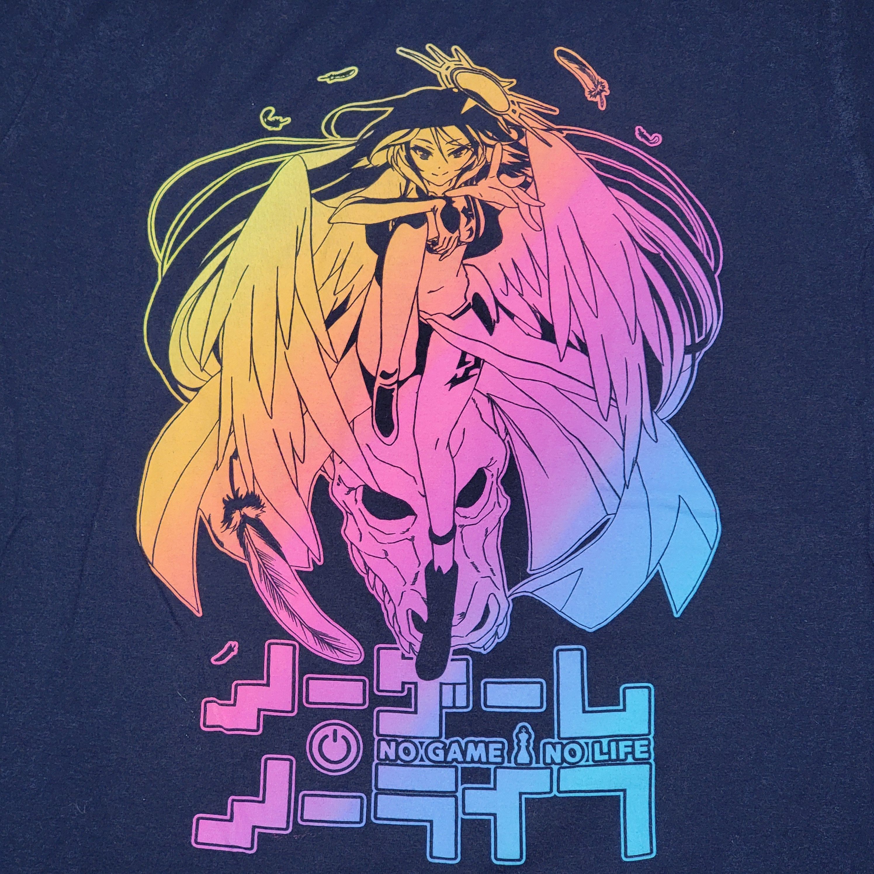 Other No Game No Life Anime SS Black Unisex Tee - Size Medium Size US M / EU 48-50 / 2 - 2 Thumbnail