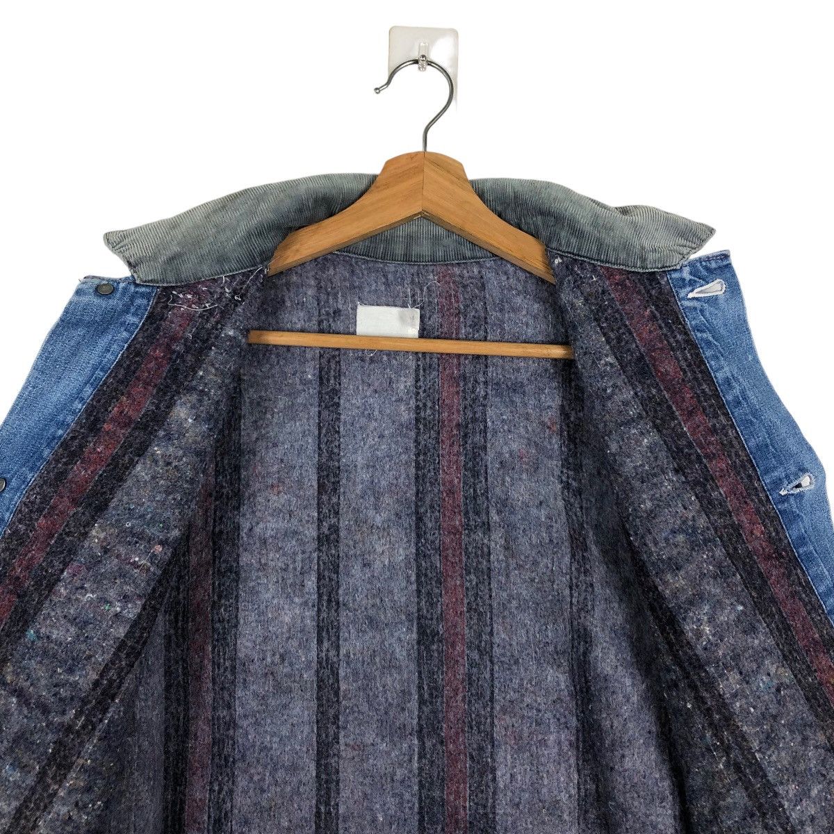 Sugar Cane 🔥80’s Vintage Chore Denim Jacket Sears Sugar Cane Blanket Size US M / EU 48-50 / 2 - 11 Thumbnail