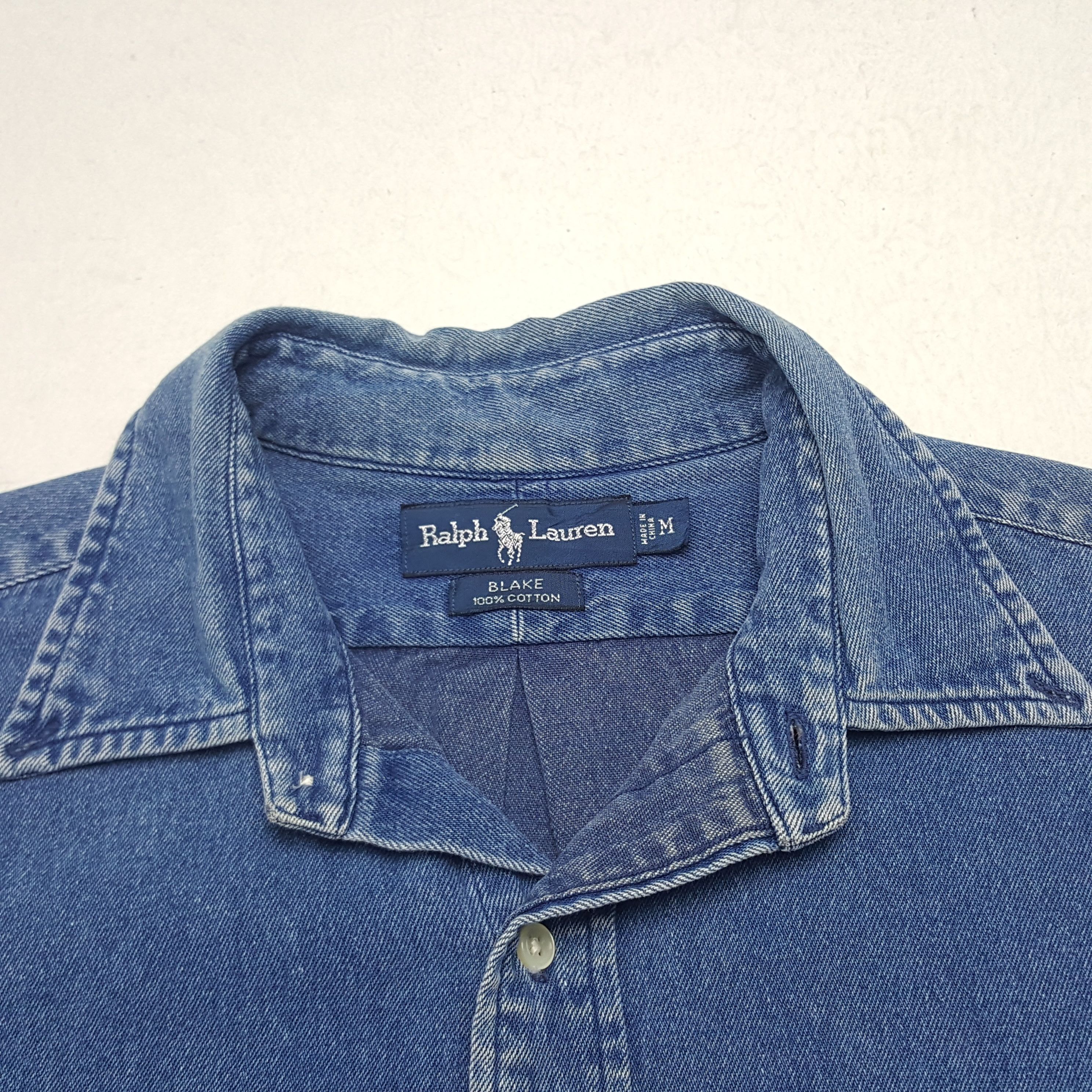 Ralph Lauren × Vintage Vintage Polo by Ralph Lauren American Brand Shirt Button Up Size US XL / EU 56 / 4 - 4 Thumbnail