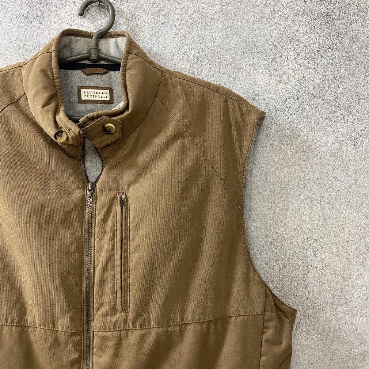 Brunello Cucinelli Brunello Cucinelli Vest Wool Size US XL / EU 56 / 4 - 3 Thumbnail