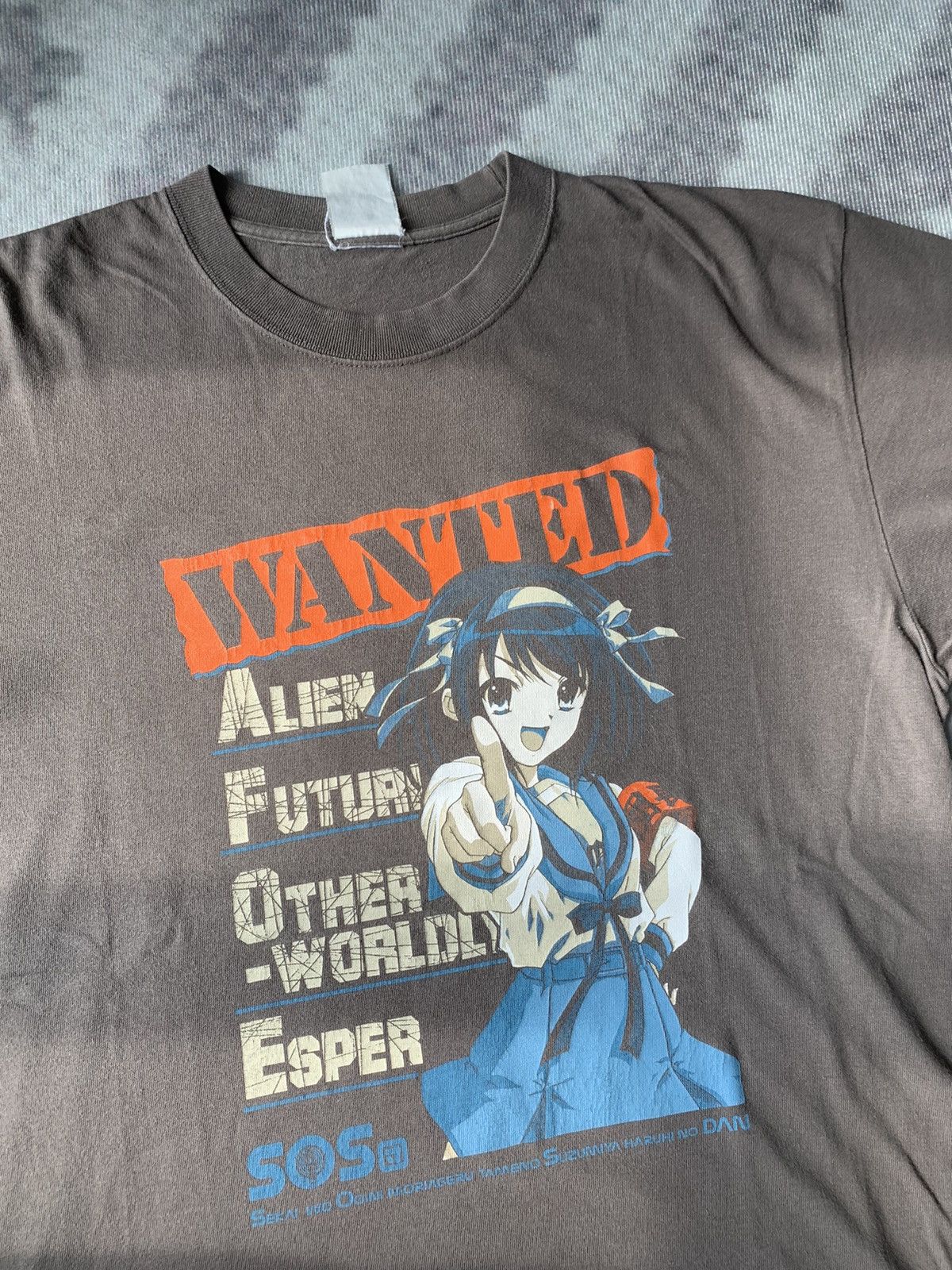 Anime Vintage Cospa Haruhi Suzumiya Anime Tshirt Size US L / EU 52-54 / 3 - 1 Thumbnail