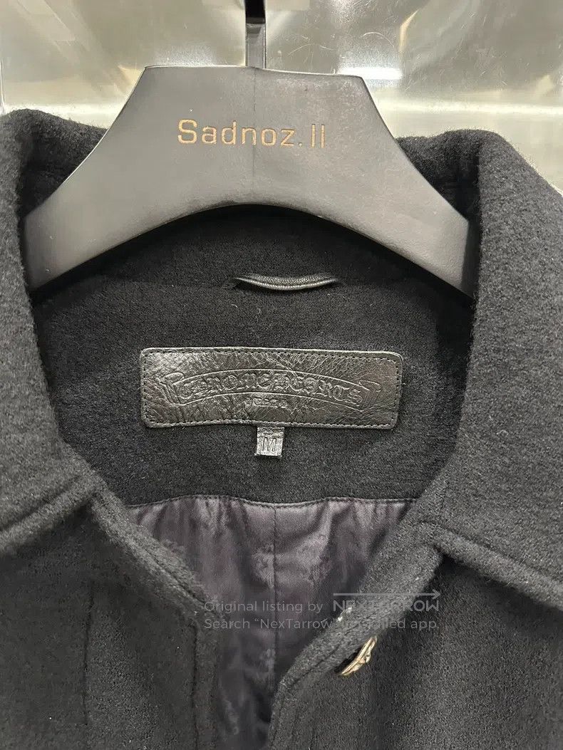 Chrome Hearts CHROME HEARTS Size M Black cashmere long coat Size M / US 6-8 / IT 42-44 - 7 Thumbnail