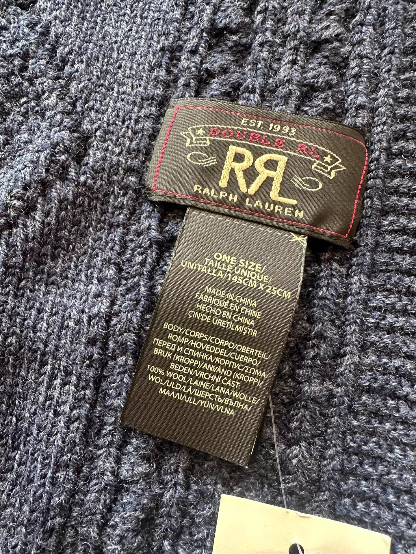 RRL Ralph Lauren RRL Knit Scarf New With Tags Size ONE SIZE - 3 Thumbnail