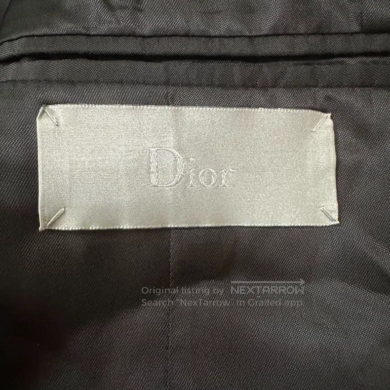 Dior Dior 18fw white line sleeve label wool suit Size 50R - 4 Thumbnail