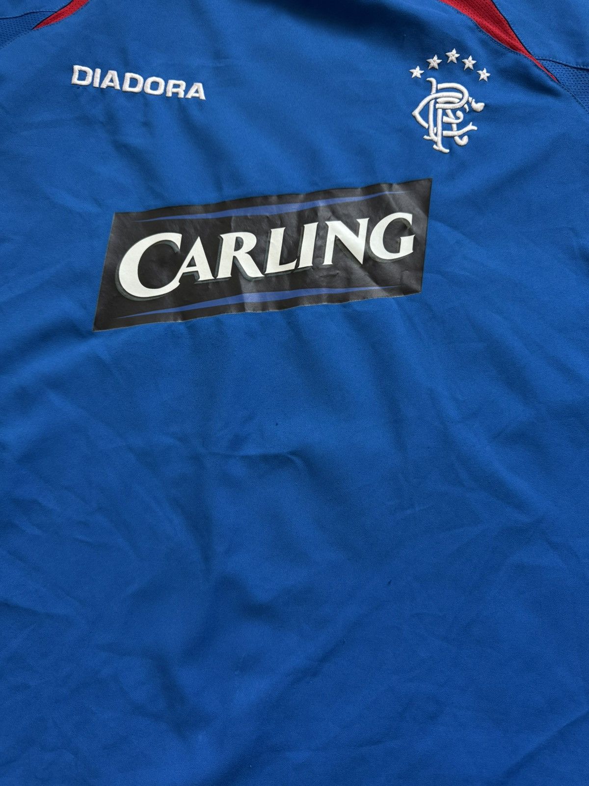 Diadora × Vintage Diadora vintage jersey football soccer tee Carling hype Size US XL / EU 56 / 4 - 5 Thumbnail