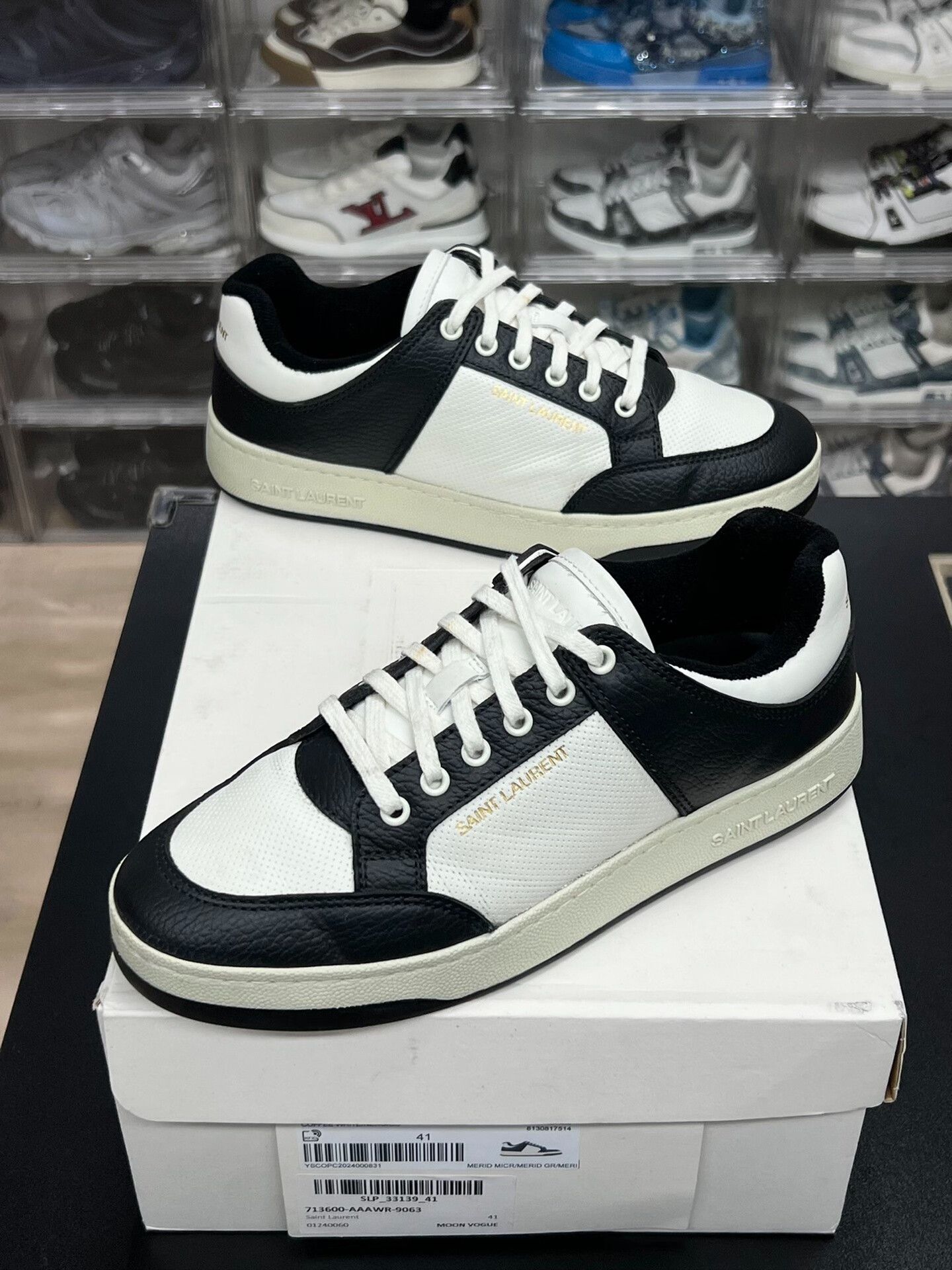 Saint Laurent Paris Saint Laurent Paris Lowtop Sneakers 8 Men Size US 8 / EU 41 - 1 Thumbnail