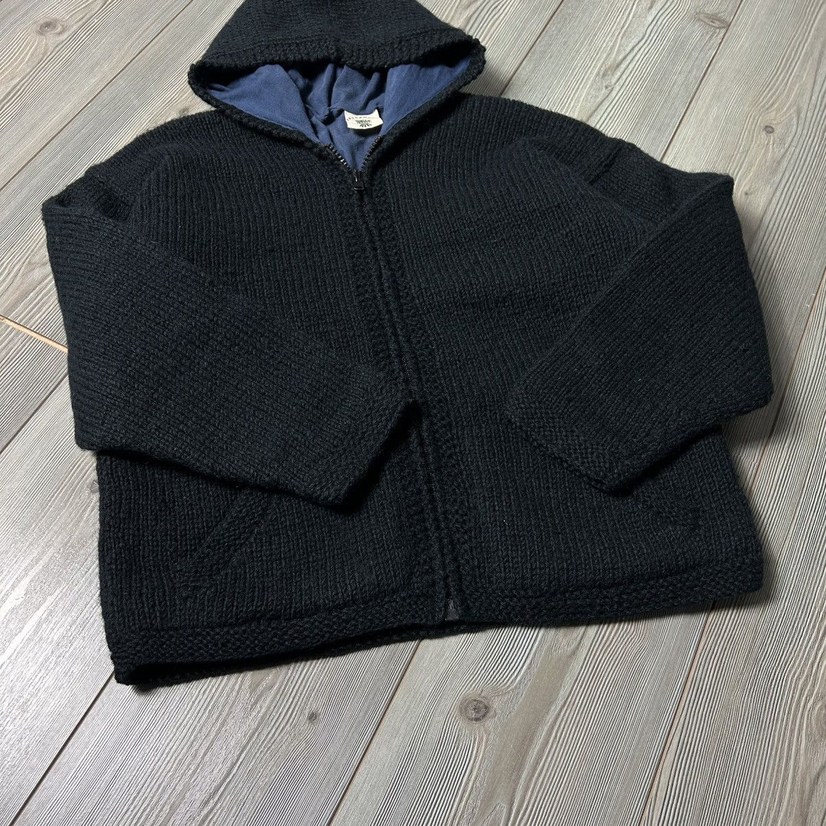 Handmade Pachamama Wool Handknit Zip Sweater Jacket Size M / US 6-8 / IT 42-44 - 11 Thumbnail