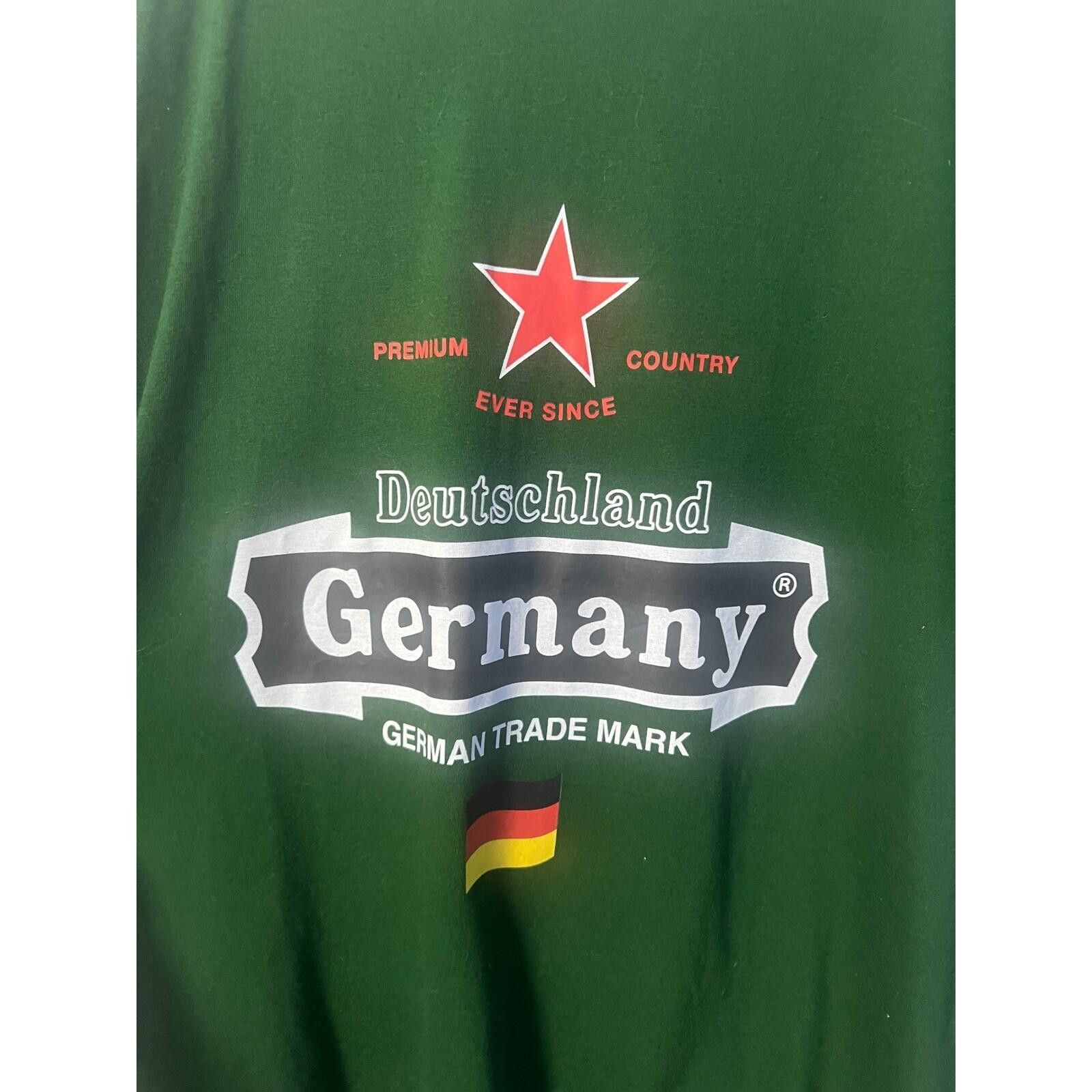 Other B&C Collection Germany Graphic Tee Mens L Green Deutschland Size US L / EU 52-54 / 3 - 2 Thumbnail
