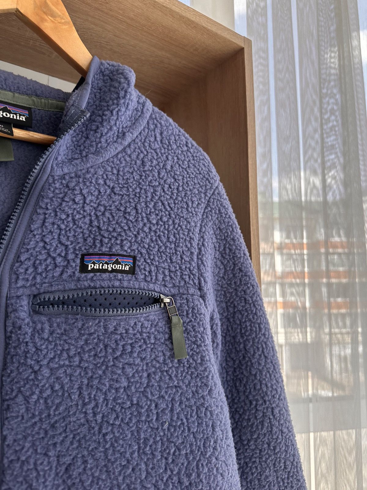 Patagonia × Vintage Vintage Patagonia Synchilla Blue Sherpa Jacket Size US S / EU 44-46 / 1 - 4 Thumbnail