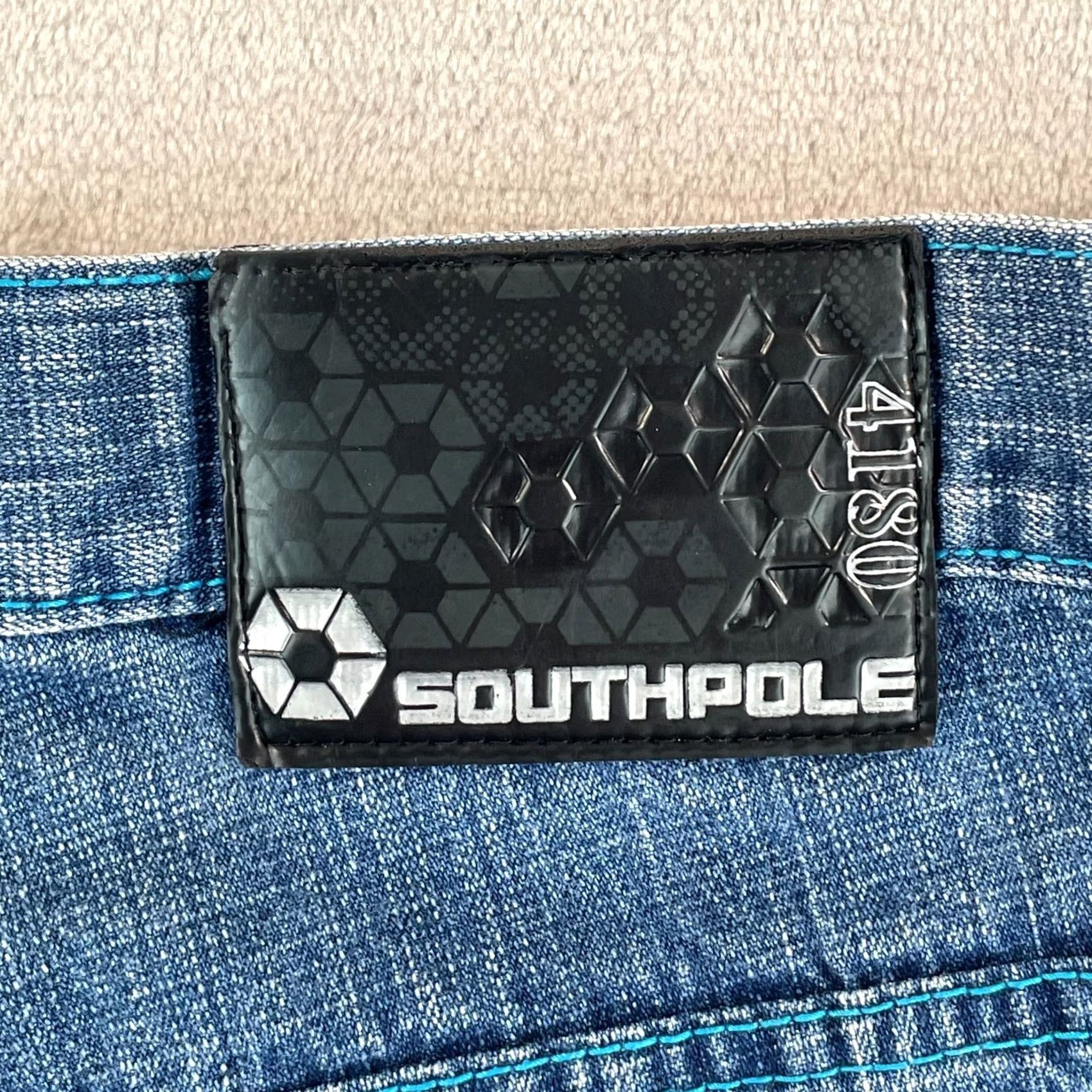 Southpole Vintage Southpole 4180 Jeans Shorts Men 31 Blue Baggy Hip Hop Y2K Skater Bermuda Denim Distressed Pockets 5-Pocket Relaxed Mens Size US 31 - 3 Thumbnail