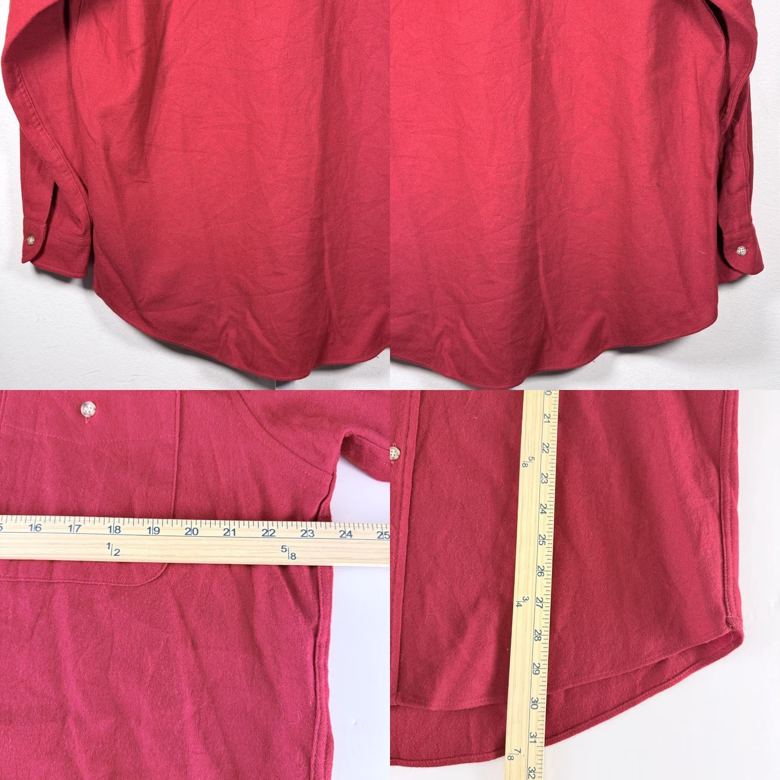Pendleton VTG Pendleton Button-Up Shirt Red Wool Men's Large Size US L / EU 52-54 / 3 - 9 Thumbnail
