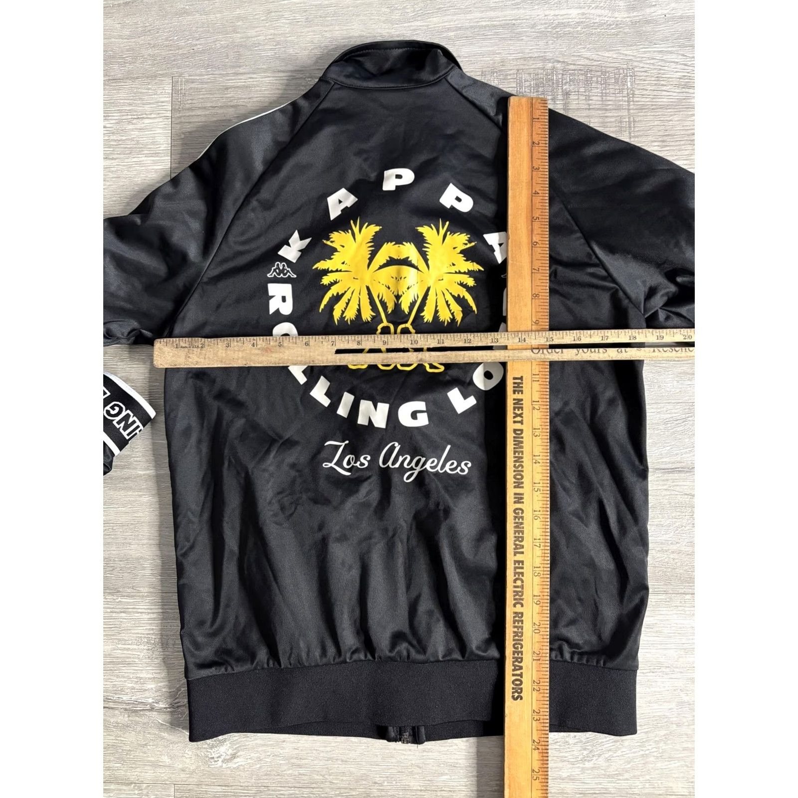 Kappa Kappa Track Jacket Mens Small Black Rolling Loud LA Full Zip Omini Logo Size US S / EU 44-46 / 1 - 5 Thumbnail