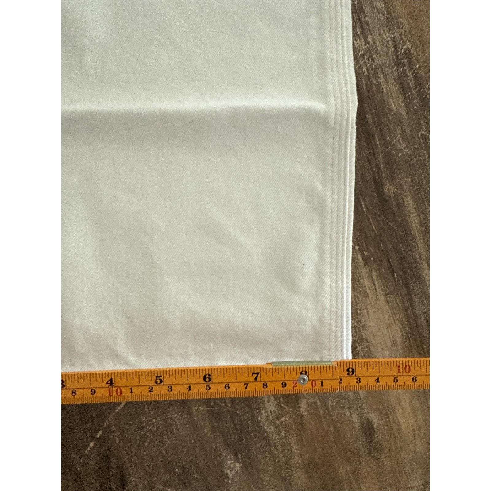 Edwin Edwin Devin Crop Optic White Carpenter 100% Cotton Jeans 28 Size 28" / US 6 / IT 42 - 7 Thumbnail