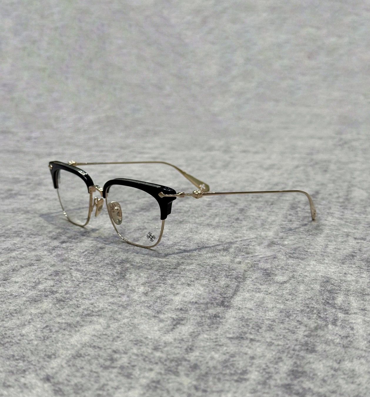 Chrome Hearts CHROME HEARTS SLUNTRADICTION (54) BLACK/GOLD PLATED Size ONE SIZE - 1 Thumbnail