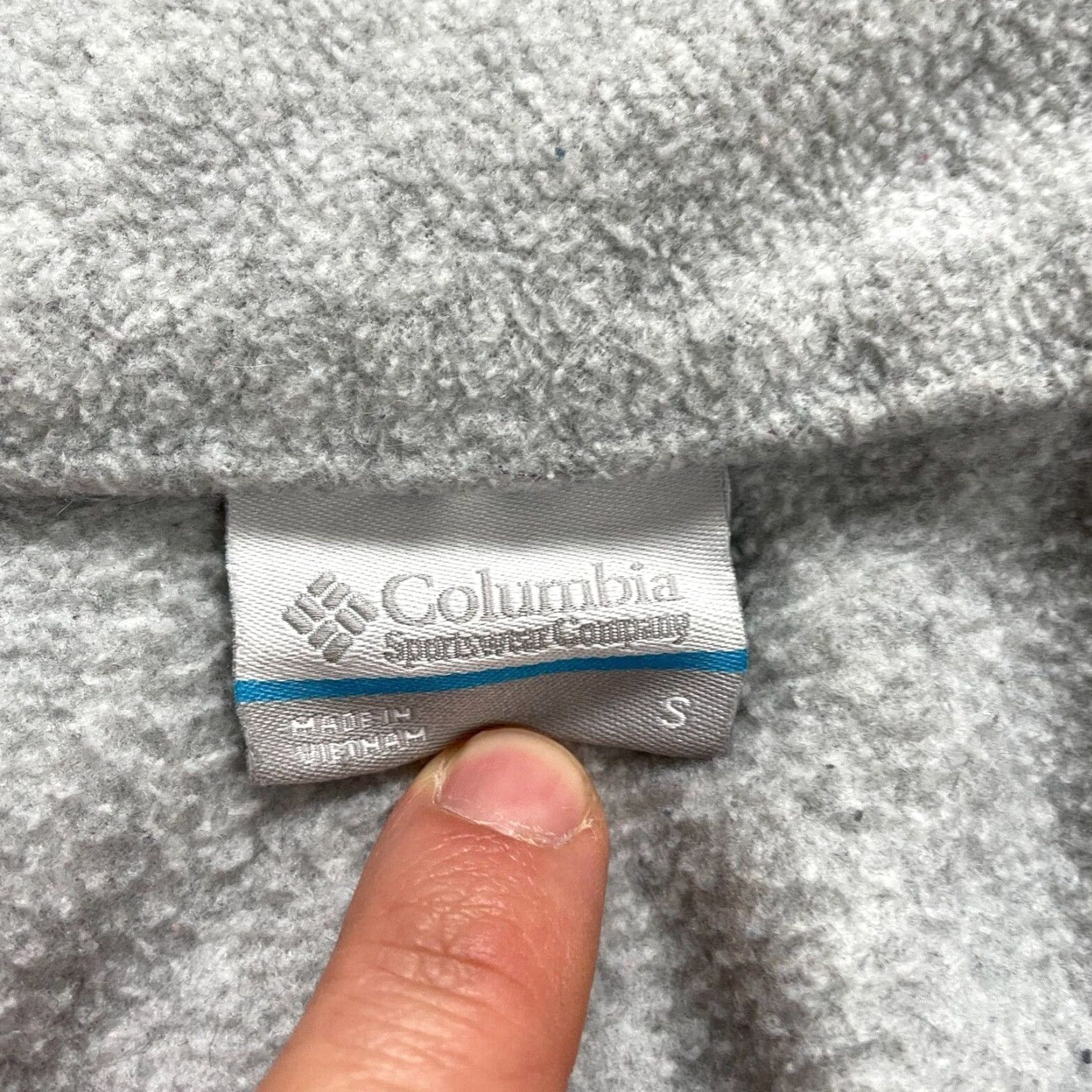 Vintage Columbia Jacket Womens Small Gray Fleece Benton Springs Full Zip Pockets Outdoor Size S / US 4 / IT 40 - 3 Thumbnail