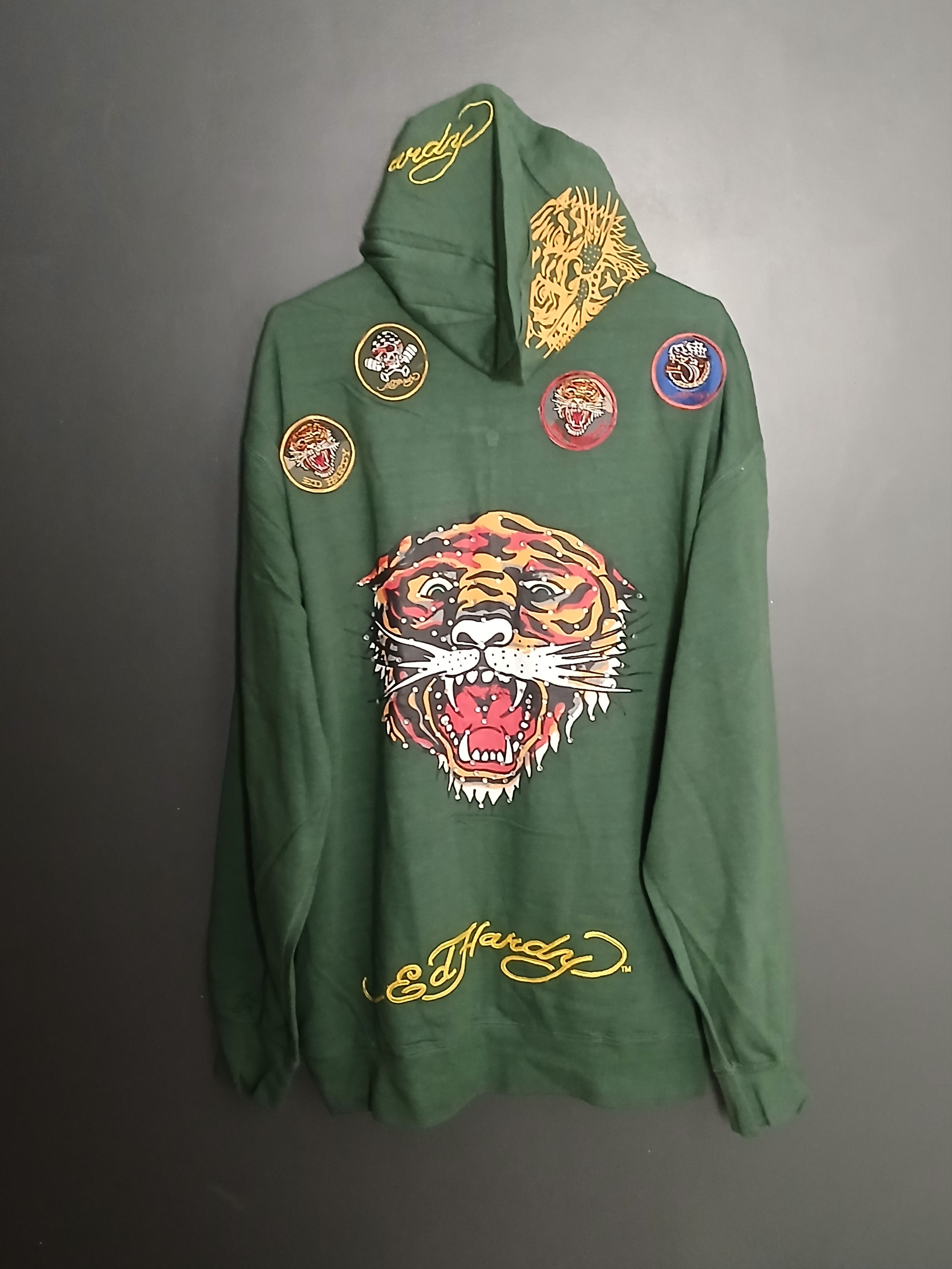 Christian Audigier × Ed Hardy New Ed Hardy Hoodie Size US XXL / EU 58 / 5 - 1 Thumbnail