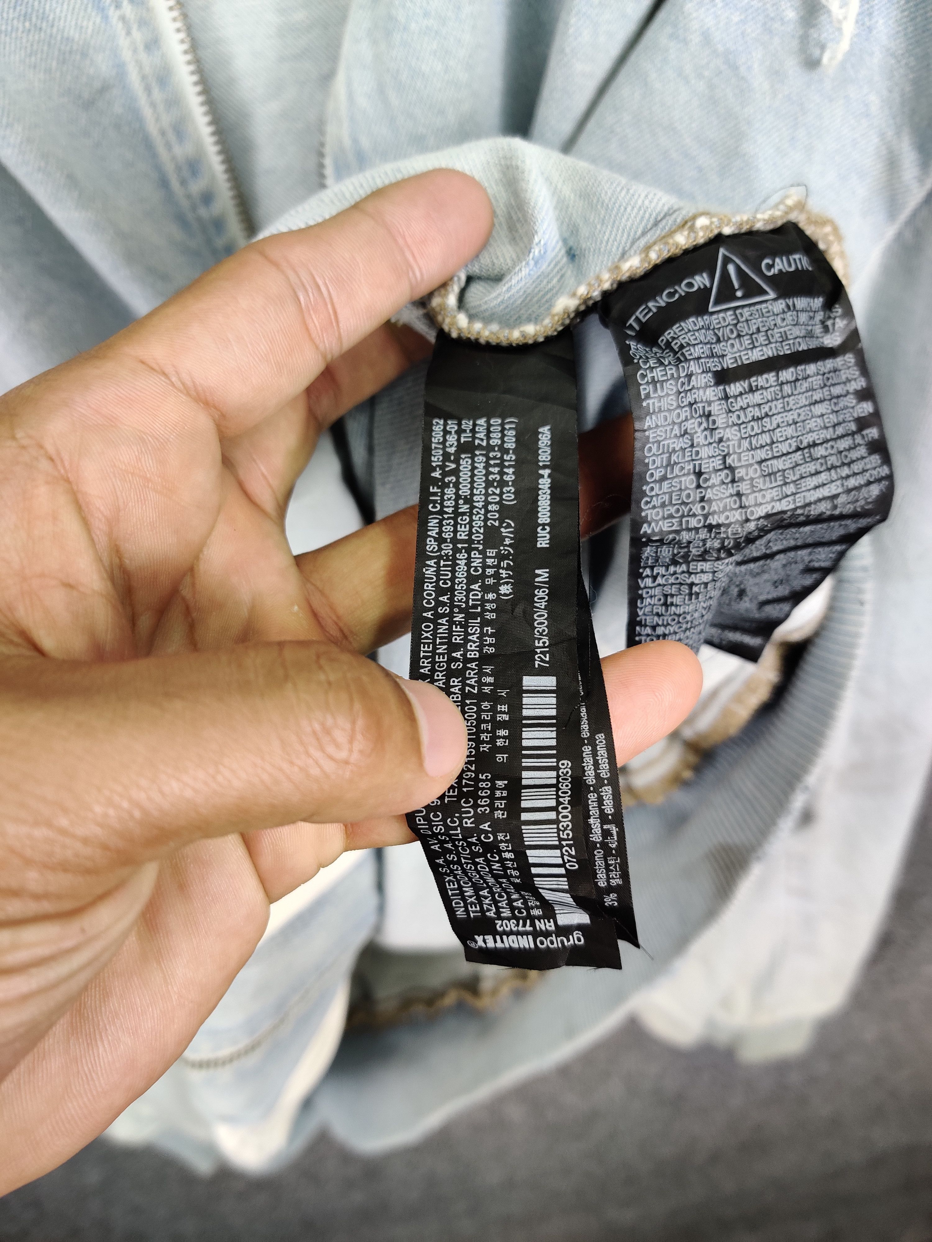 Zara Thrashed Zara Man Distressed Denim Jacket Size US M / EU 48-50 / 2 - 9 Thumbnail