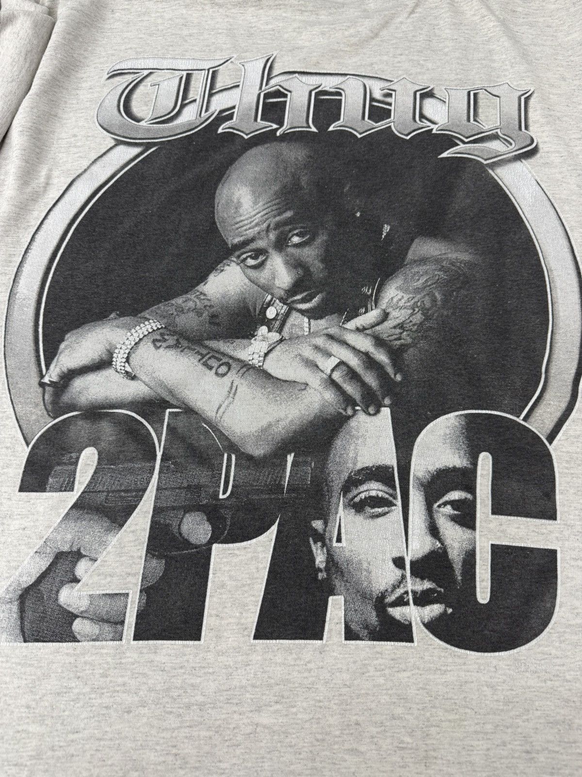Rap Tees Vintage Tupac Shakur Raptees Size US XL / EU 56 / 4 - 10 Thumbnail