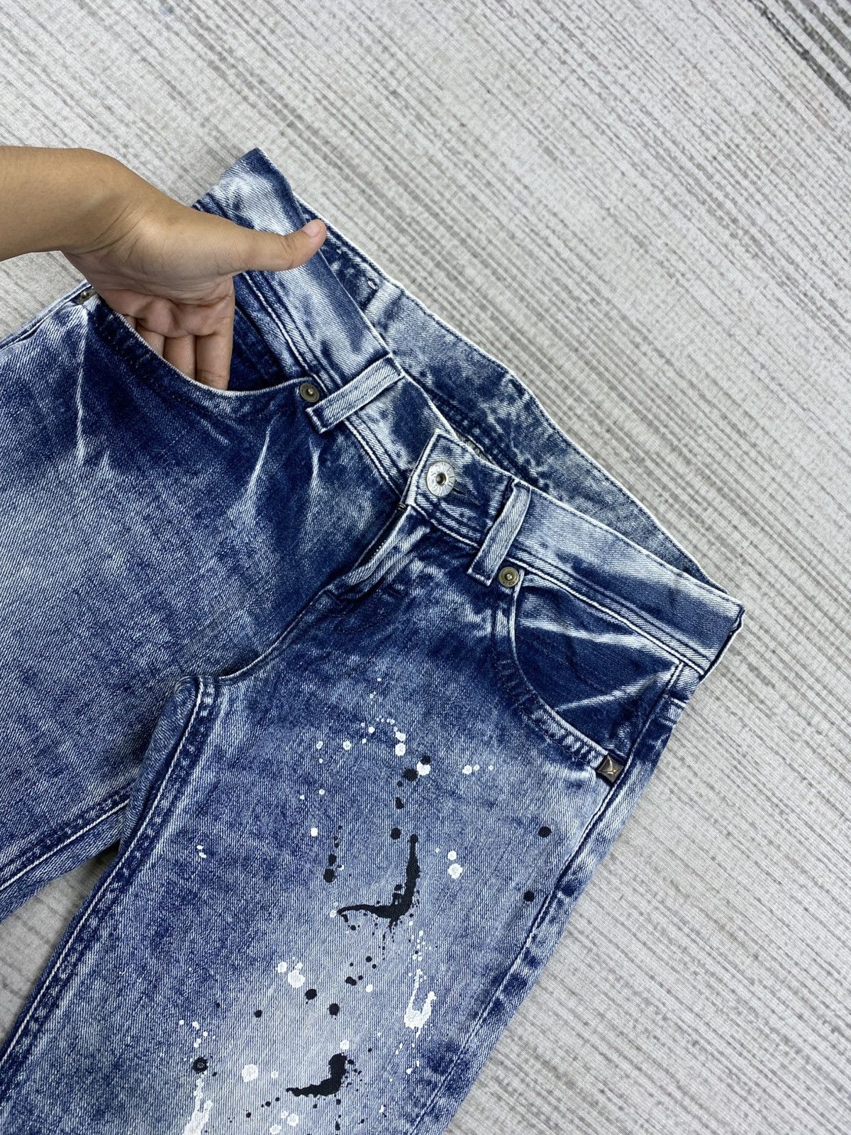 Edwin × If Six Was Nine × Vintage Vintage Edwin X Something Paint Splatter Denim Pants Size US 31 - 10 Thumbnail
