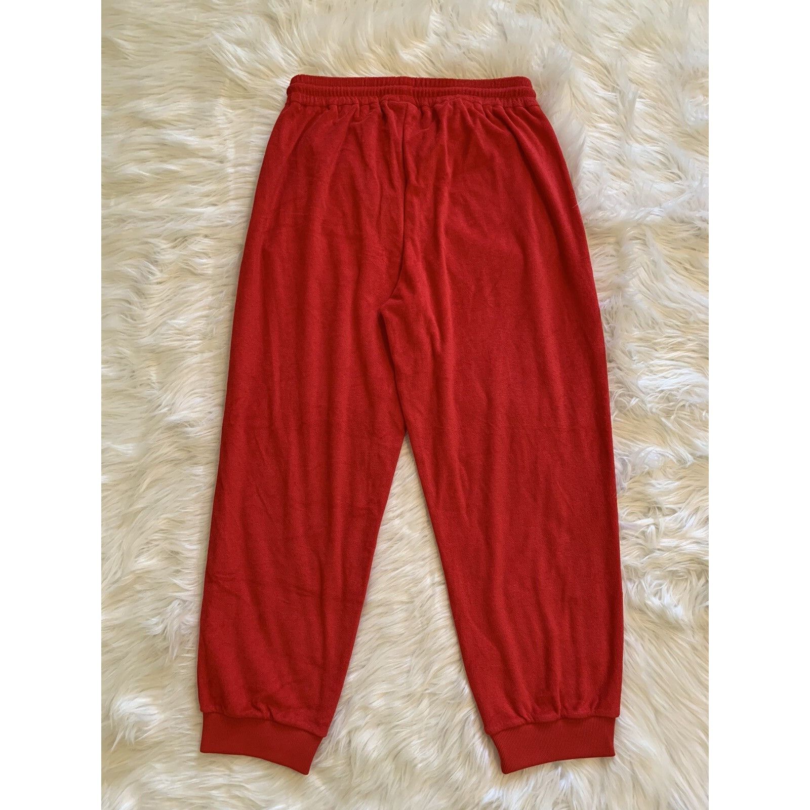 Burberry Burberry New Rainbow Logo Sweatpants Embroidered Bright Red Size US 34 / EU 50 - 7 Thumbnail