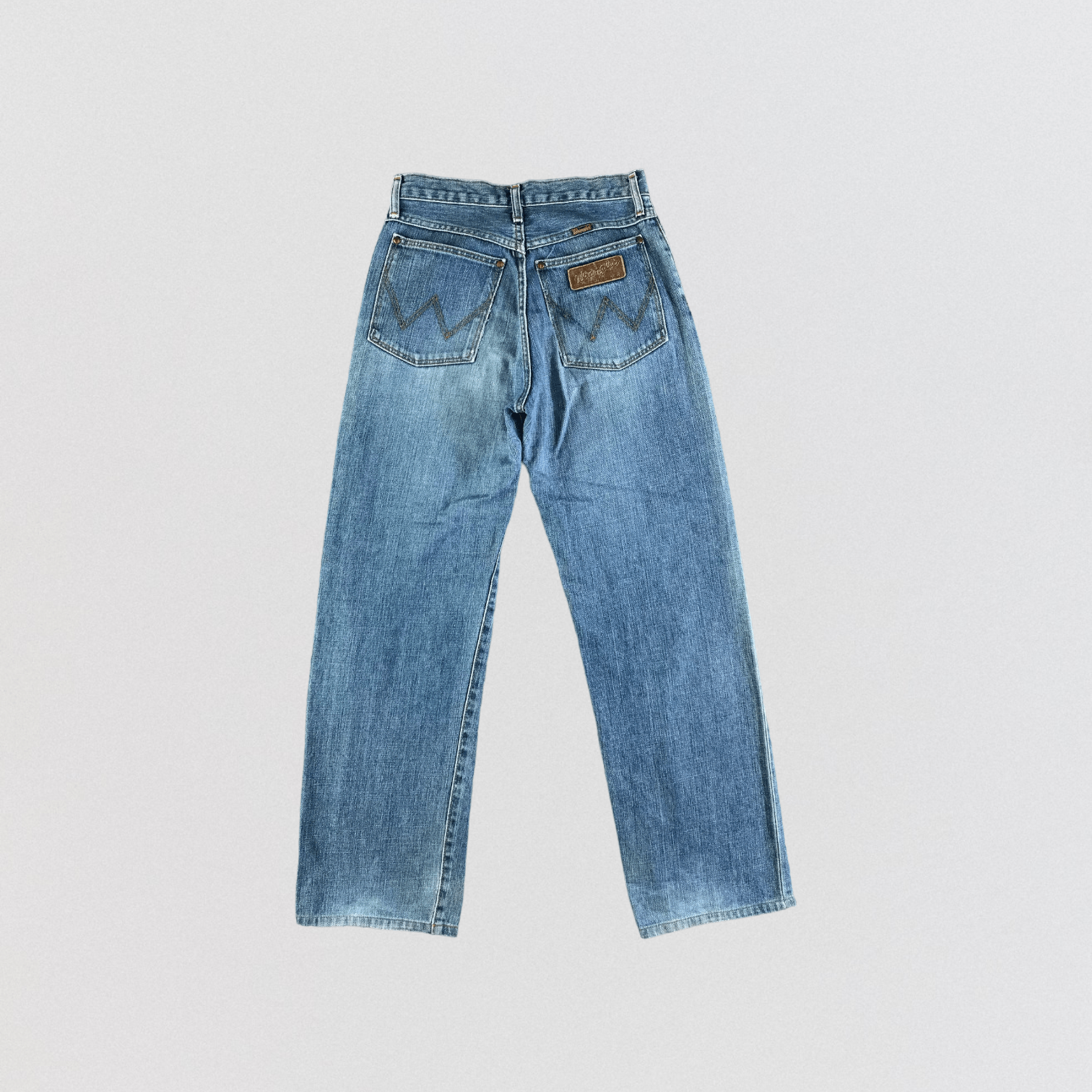 Vintage Vintage Blue Wash Wrangler Selvedge Jeans-JM3571 Size US 28 / EU 44 - 2 Thumbnail
