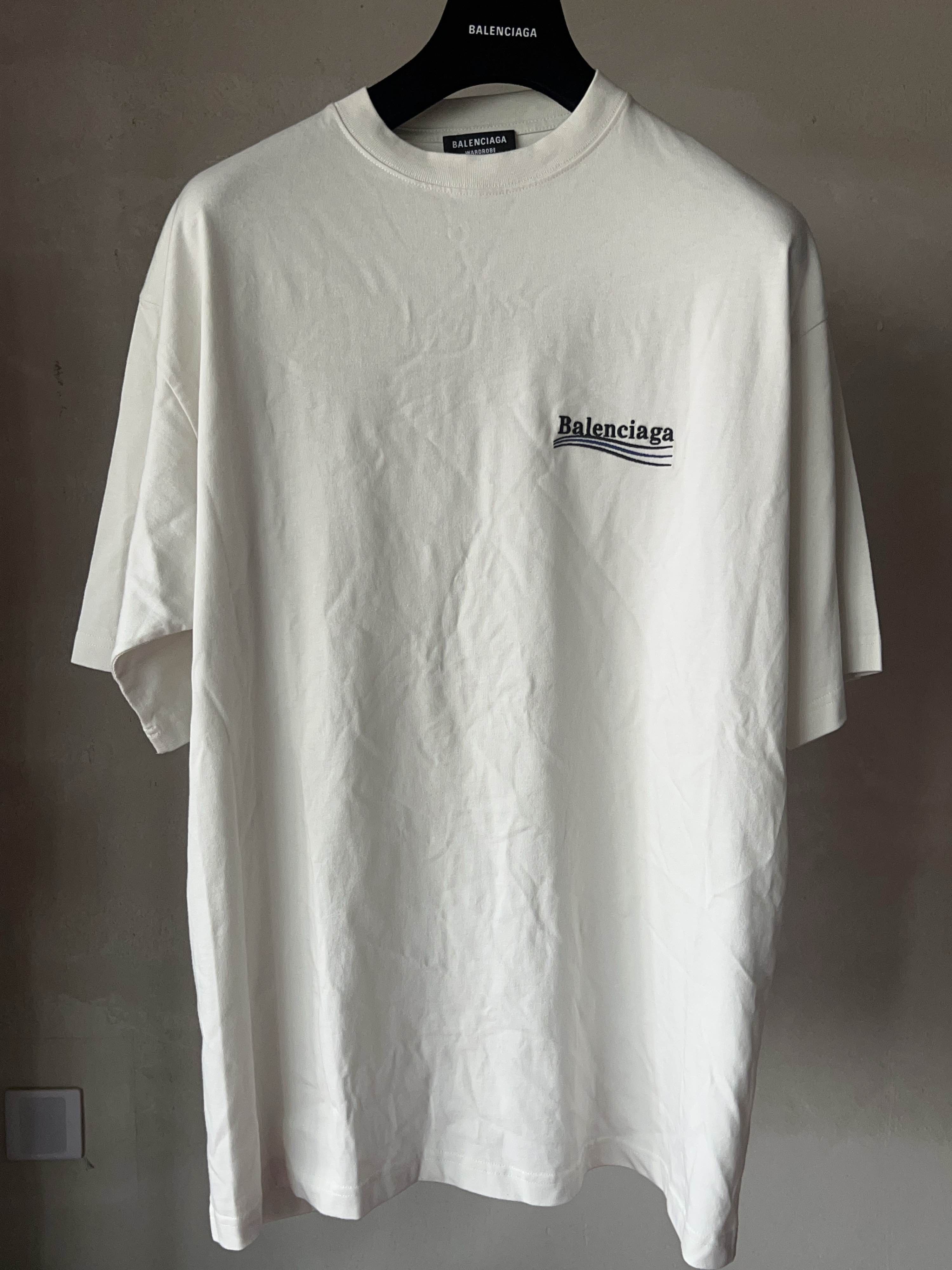 Balenciaga Balenciaga Political Campaign T-Shirt White Size L Size US L / EU 52-54 / 3 - 1 Thumbnail