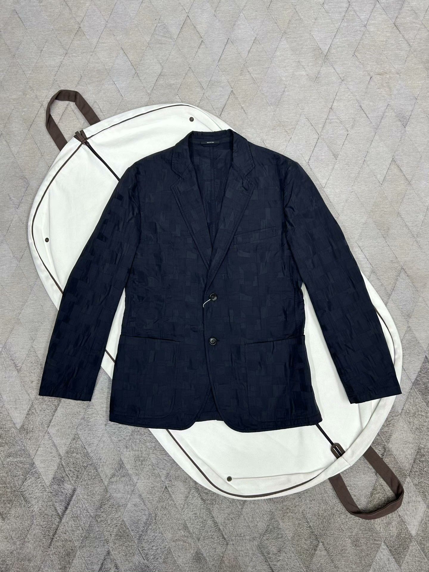Hermes Hermes Autumn Winter 3D Embossed Jacket Size US M / EU 48-50 / 2 - 1 Thumbnail