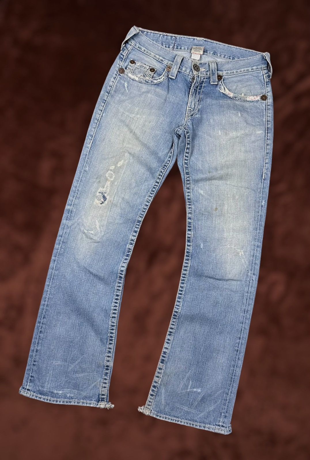 Japanese Brand × True Religion True Religion Dirty Flare Jeans Size US 31 - 1 Thumbnail