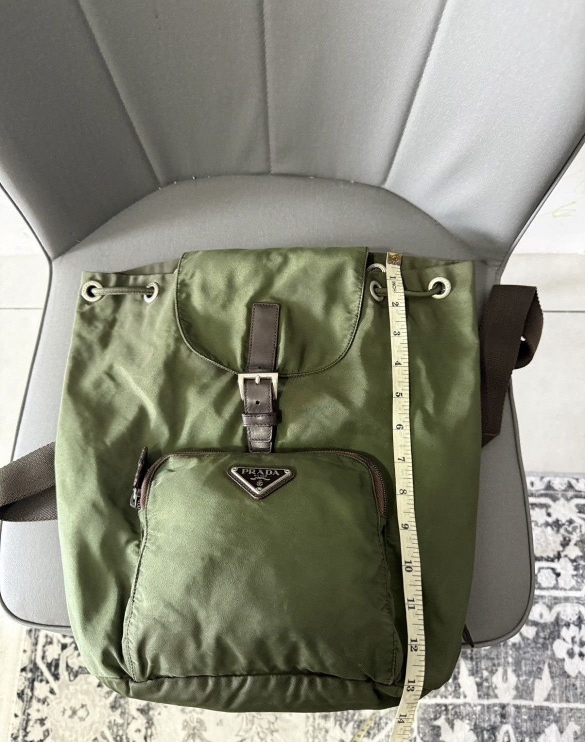 Prada Prada green backpack Size ONE SIZE - 15 Thumbnail