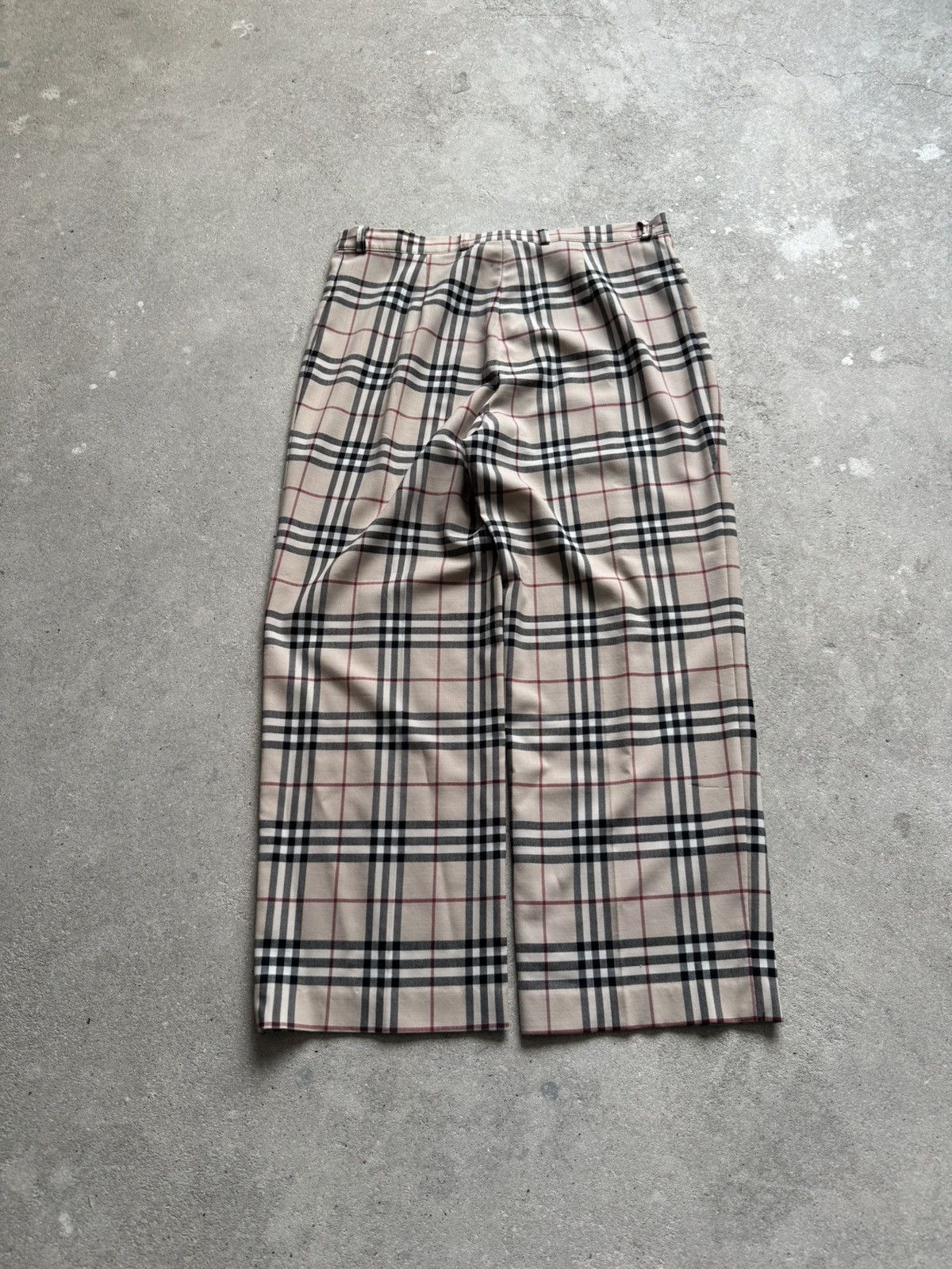 Burberry Vintage Burberry Pants Plaid Nova Check Wool Size US 34 / EU 50 - 2 Thumbnail