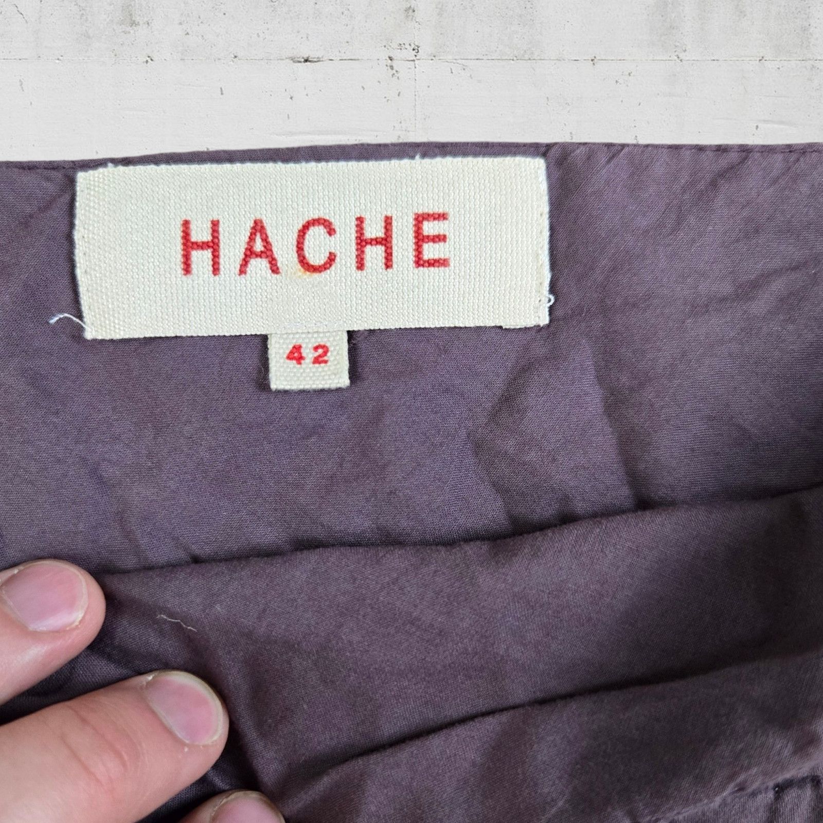 Hache Y2K Hache Purple High Waisted Skirt Size 6 Size 28" / US 6 / IT 42 - 3 Thumbnail
