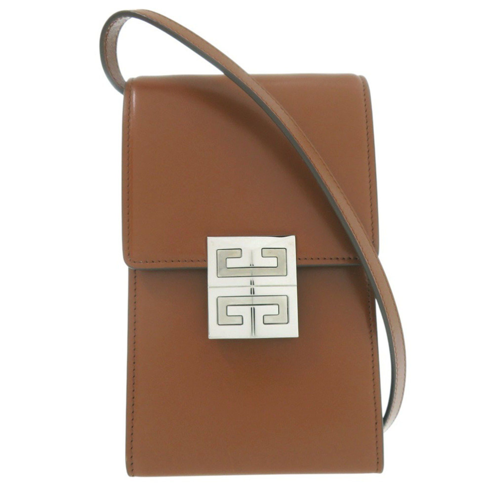 Givenchy Givenchy Phone Shoulder Bag, Crossbody Brown Leather, 1338 Size ONE SIZE - 1 Thumbnail