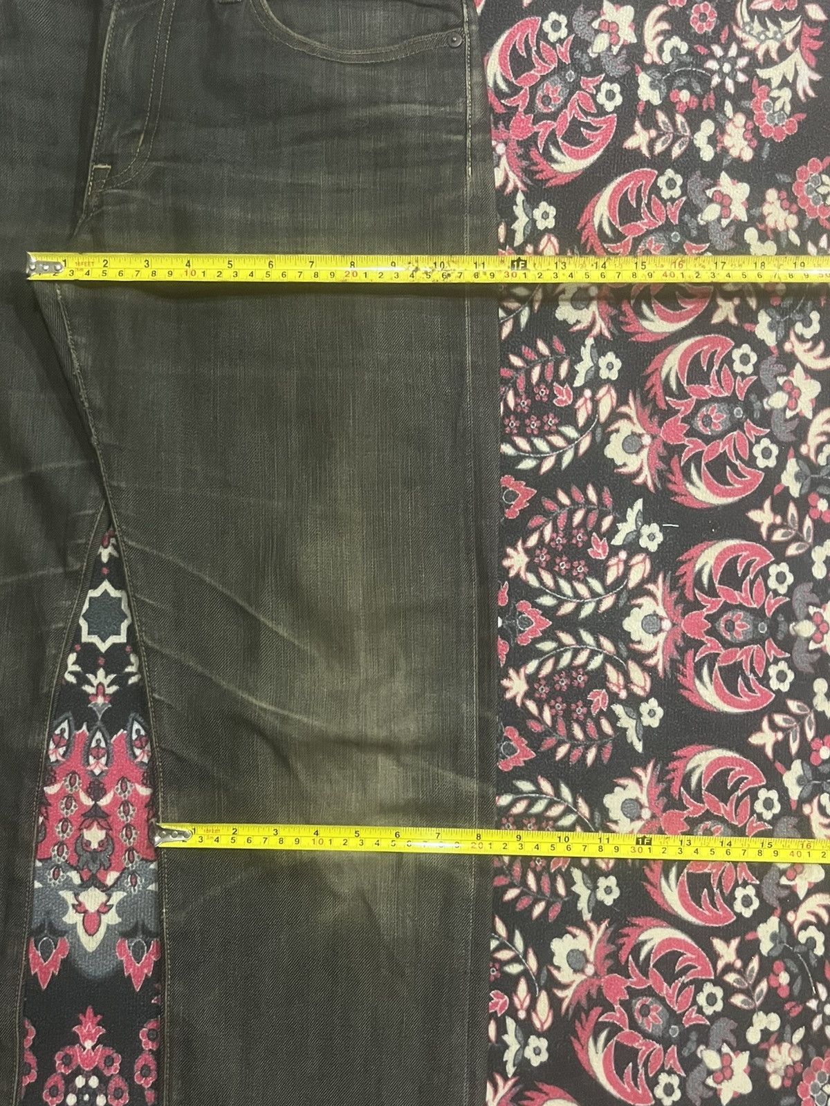 Kapital Japanese Back Number Rusty Wash Tight Straight Selvedge Jean Size US 32 / EU 48 - 16 Thumbnail