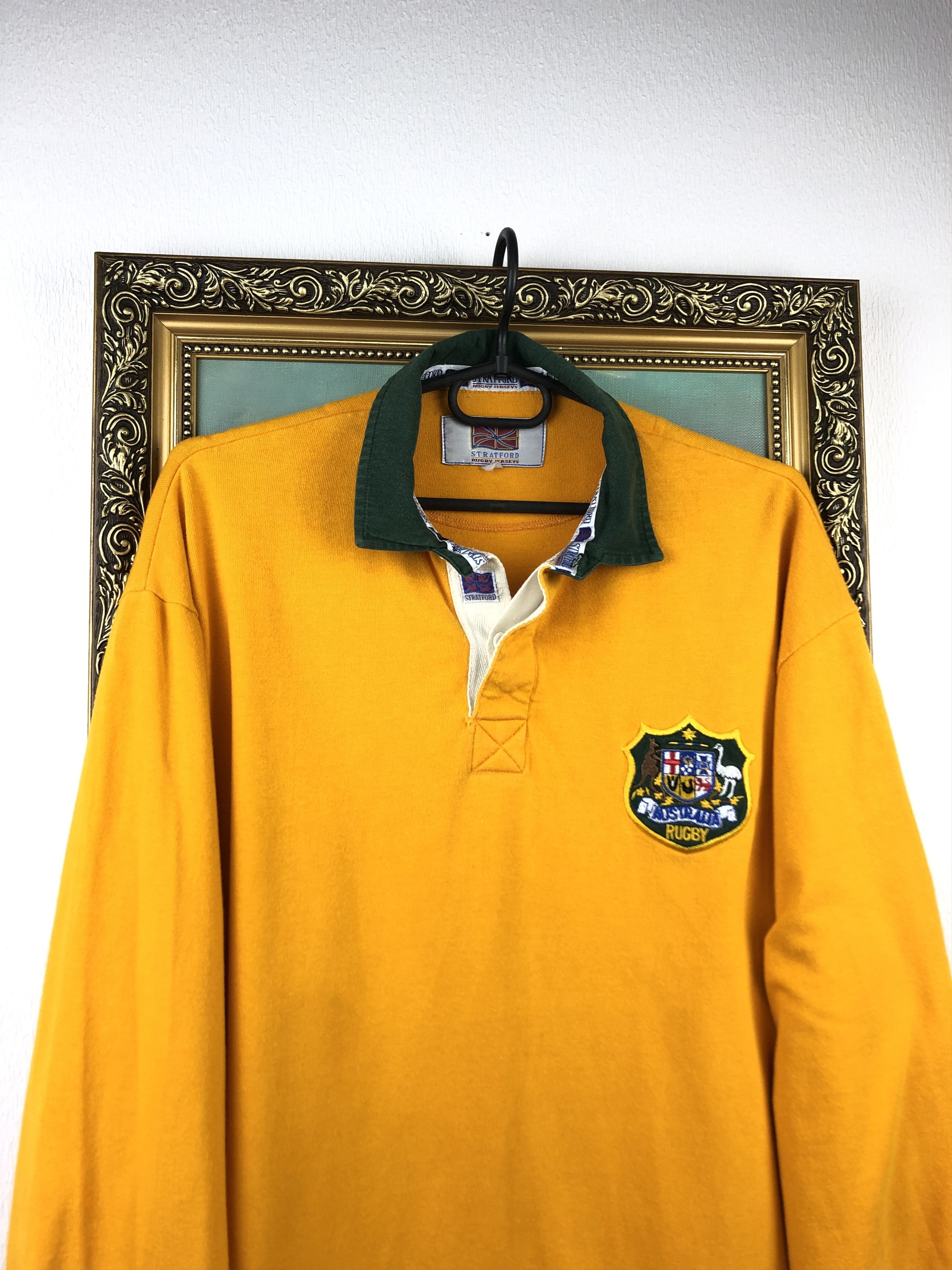 Vintage Vintage Australia Rugby Jersey Shirt Long Sleeve Rare Hype Size US XL / EU 56 / 4 - 2 Thumbnail