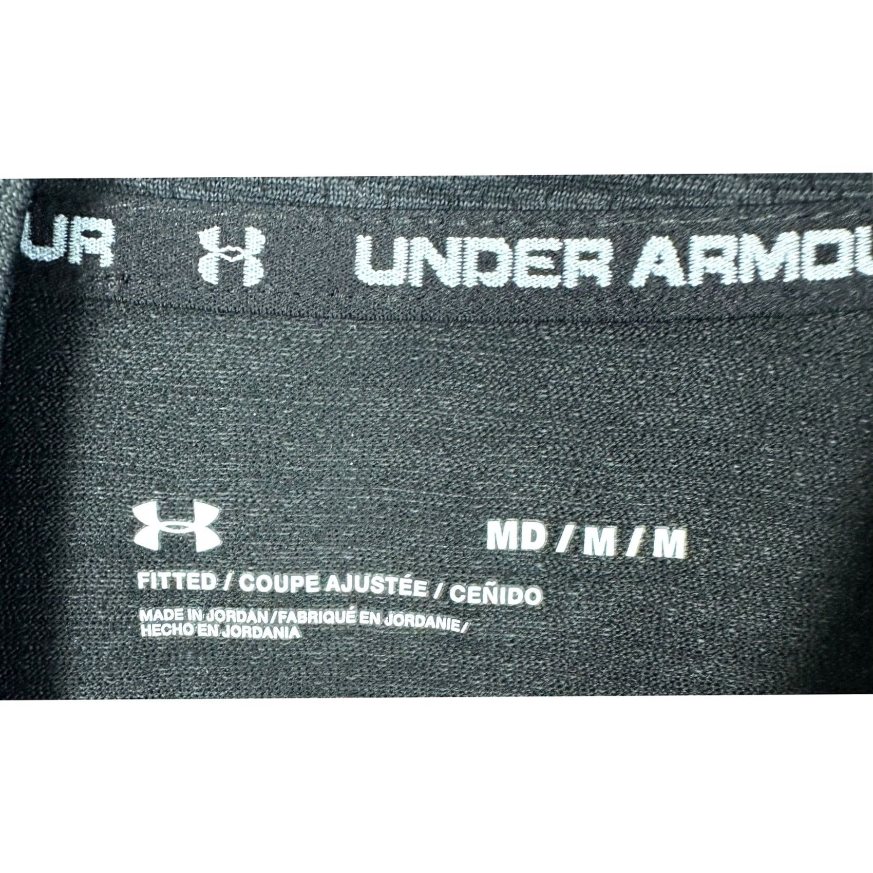Under Armour Under Armour Shirt Men Medium Black Heather 1/4 Zip Pullover Athletic Fitted Size US M / EU 48-50 / 2 - 4 Thumbnail